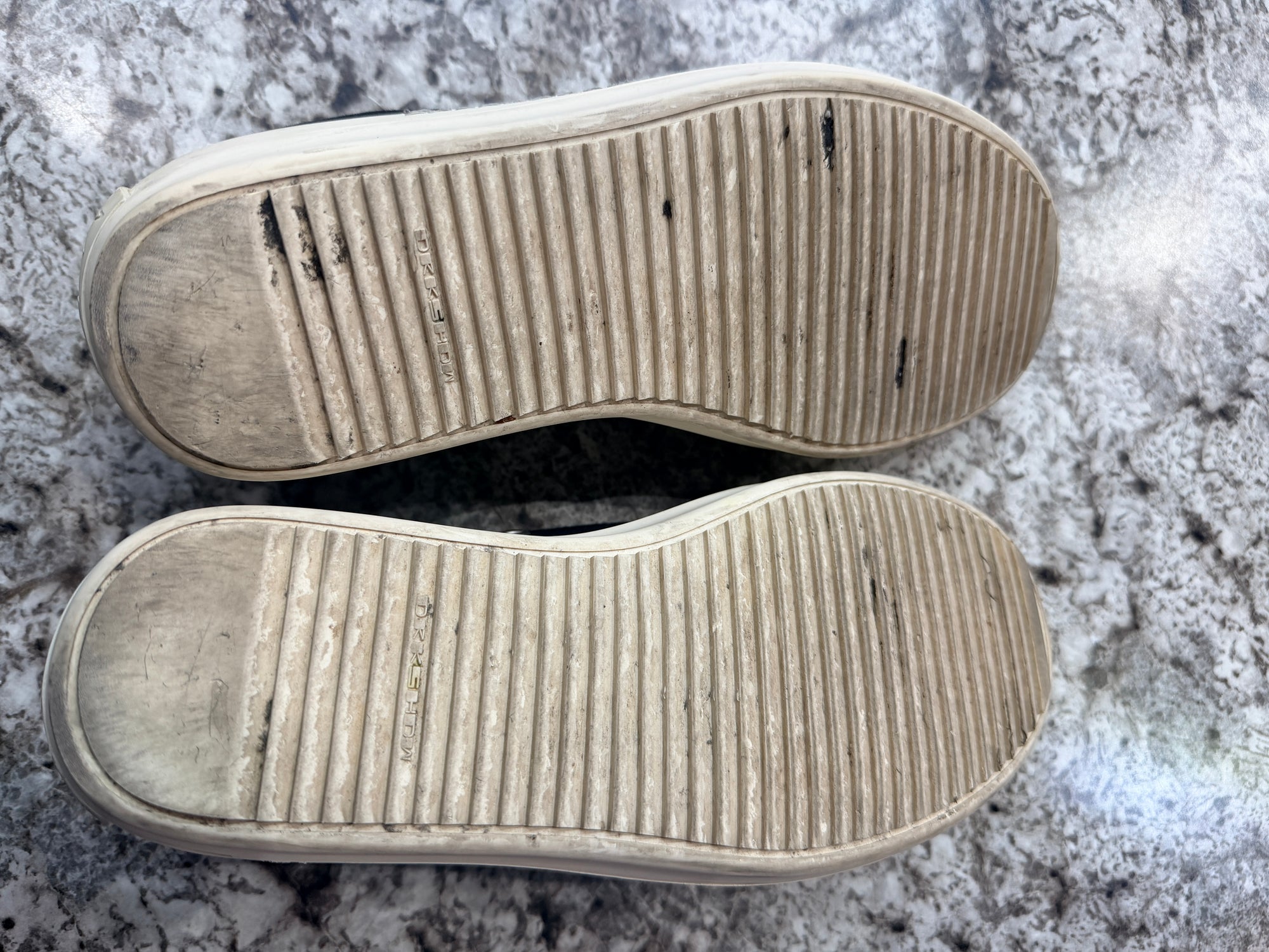Rick Owens DRKSHDW Lido Low Sneaks Black Milk