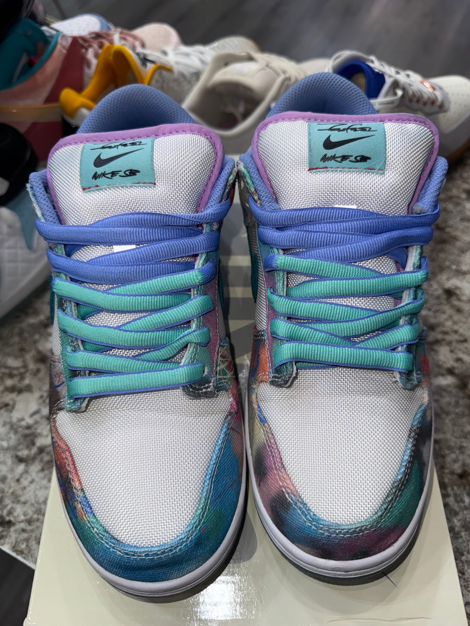 Nike SB Dunk Low Futura Laboratories Bleached Aqua