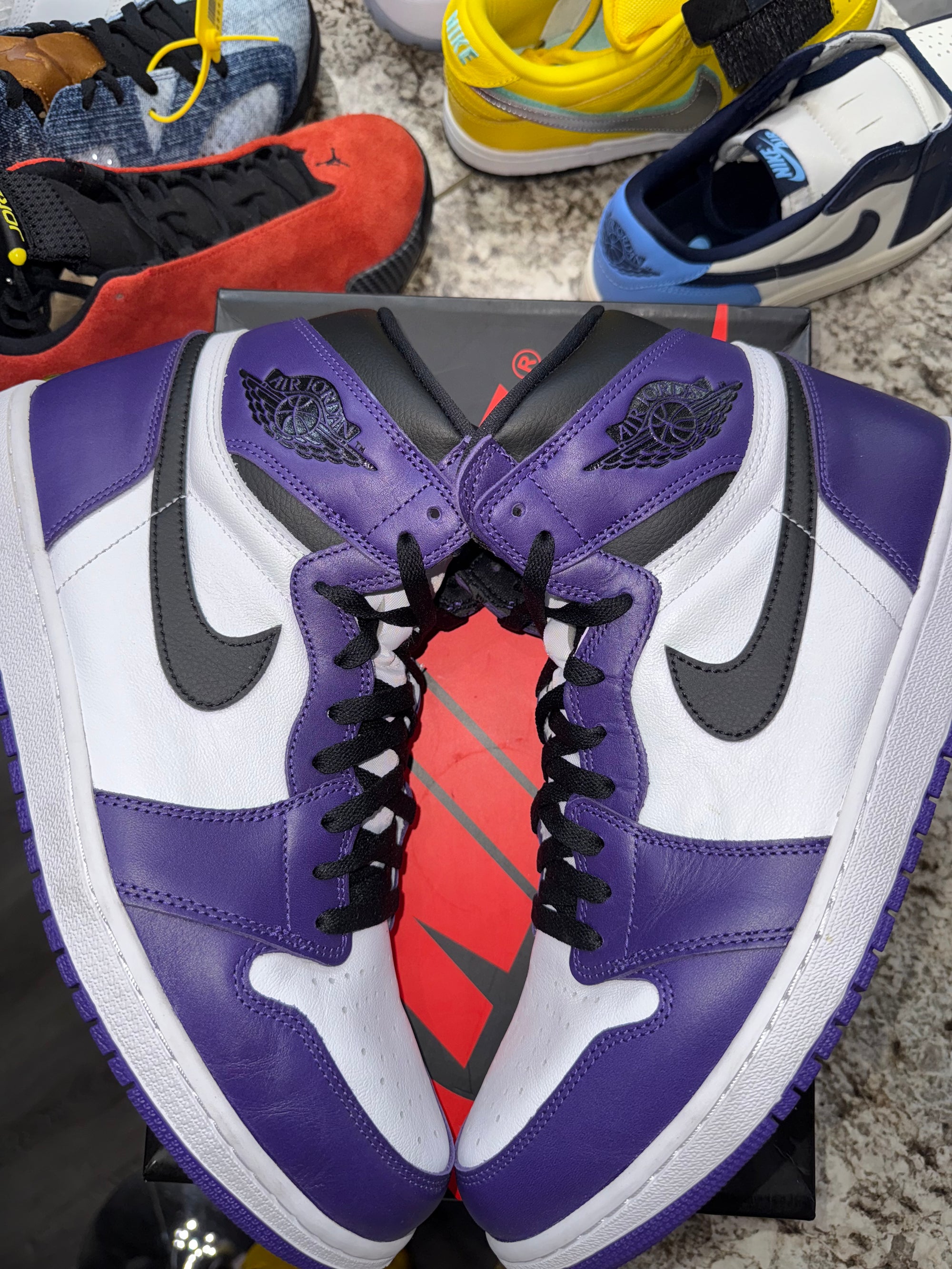 Jordan 1 Retro High Court Purple White