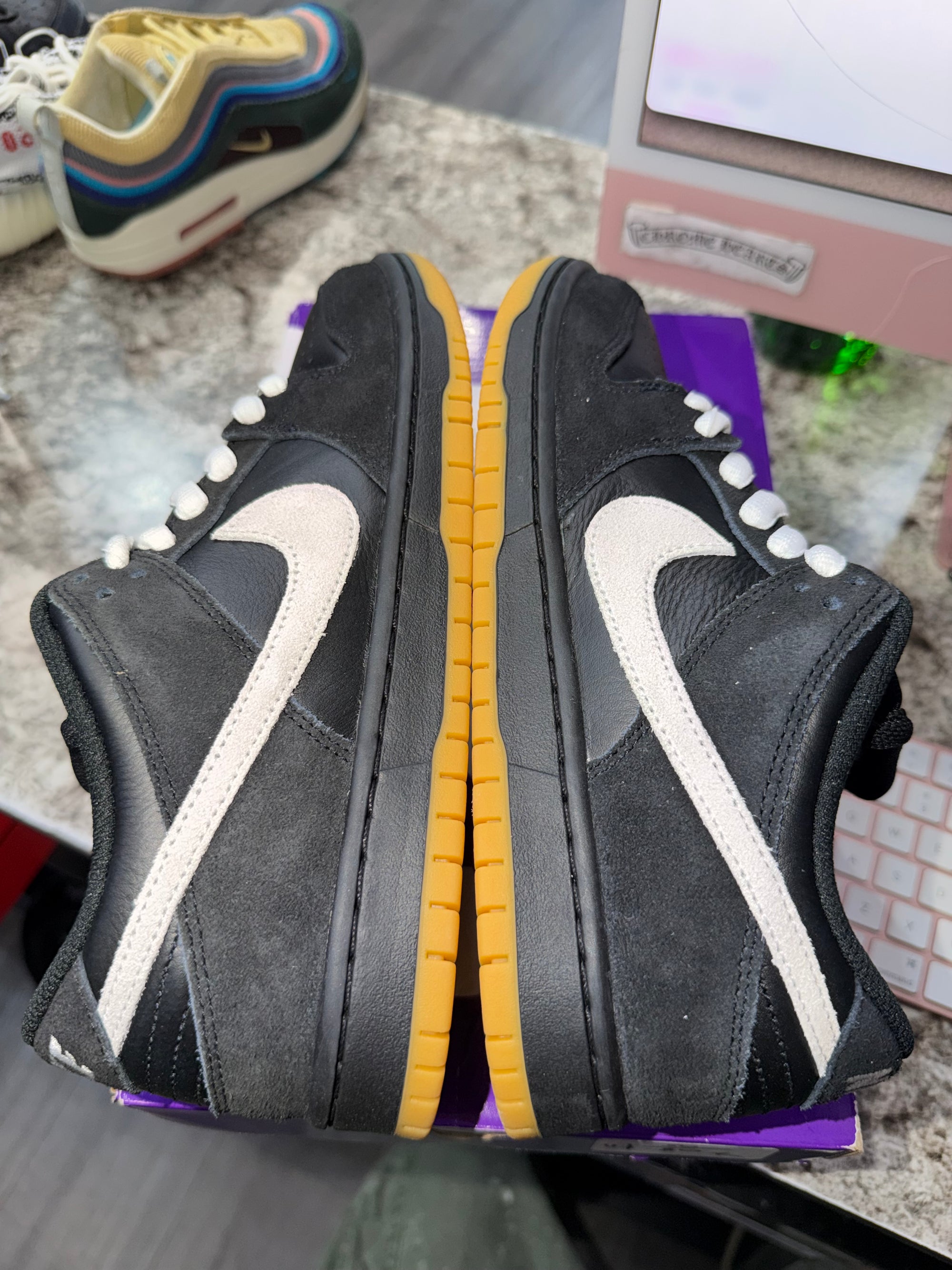 Nike Dunk Low Pro SB Black White Gum