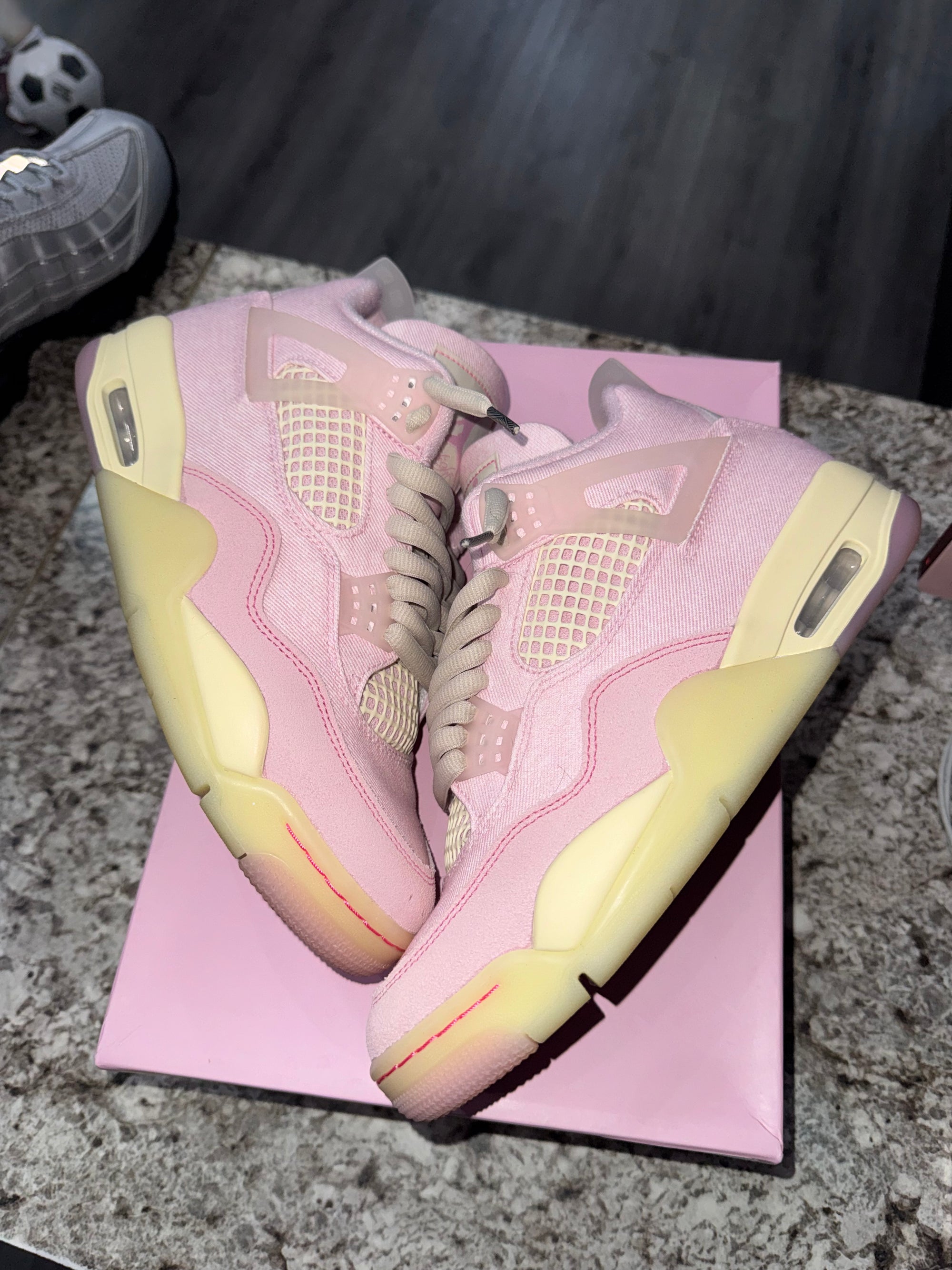 Jordan 4 Retro Iced Carmine (Women's)