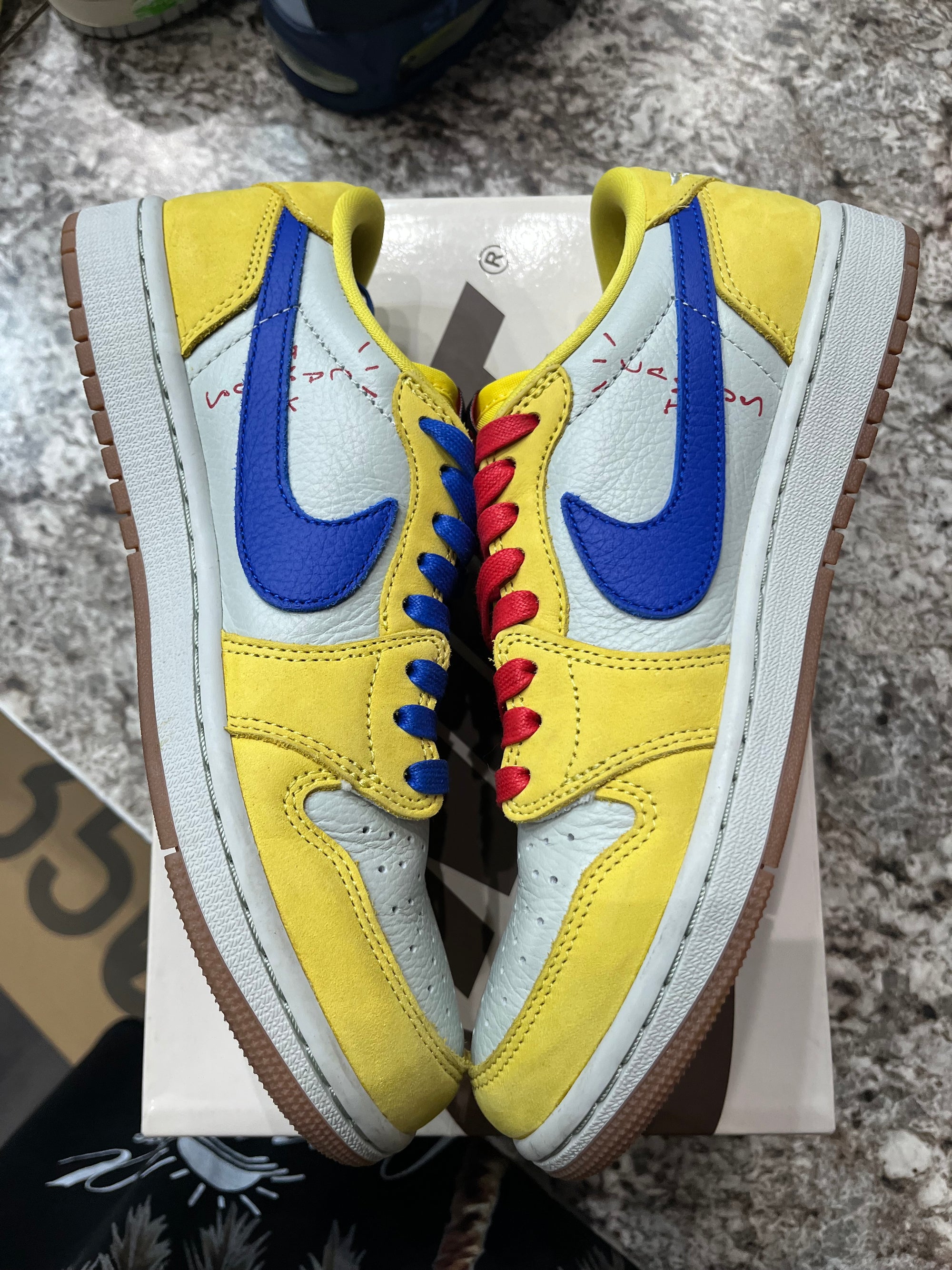 Jordan 1 Retro Low OG SP Travis Scott Canary (Women's)