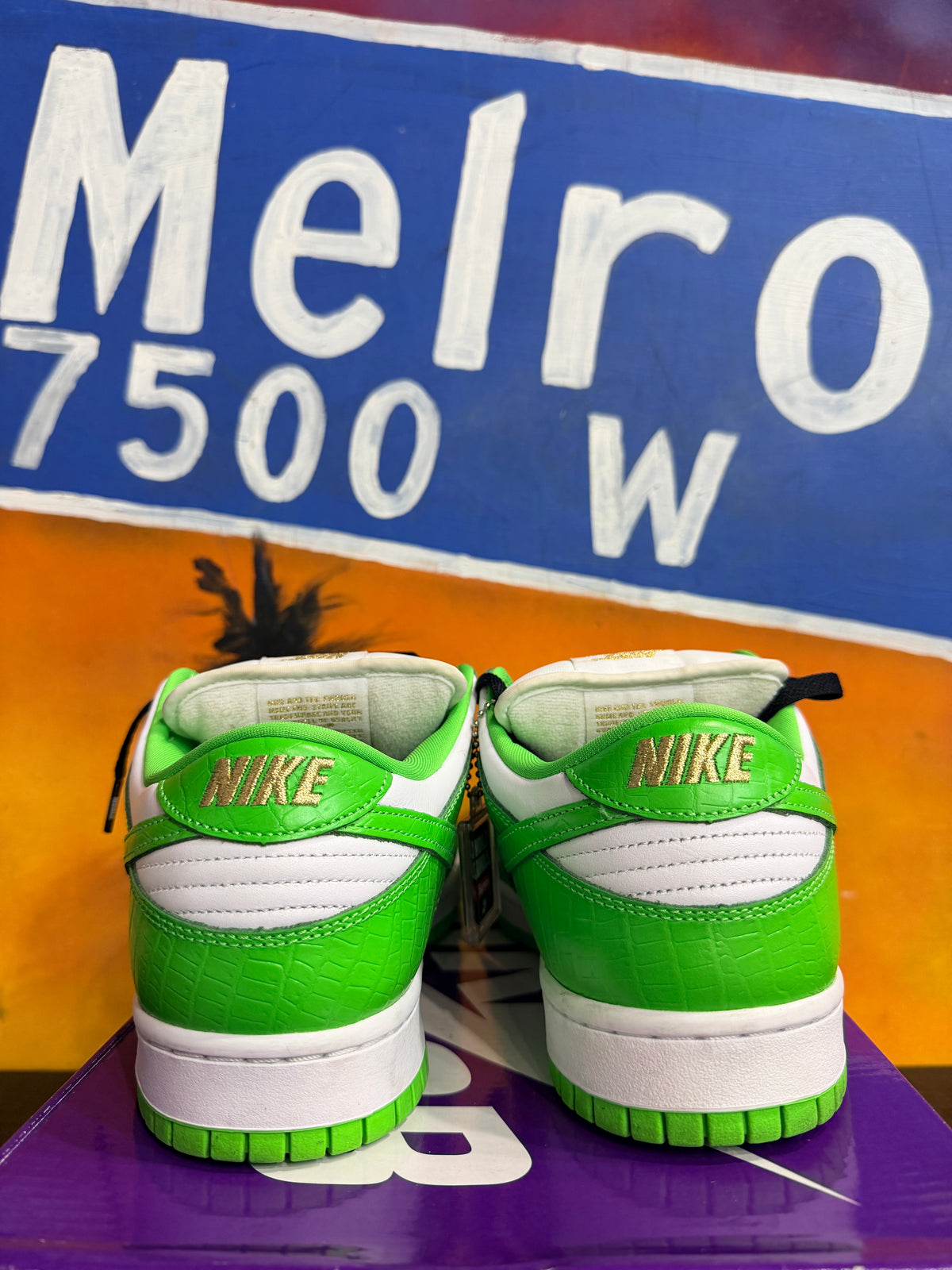 Nike SB Dunk Low Supreme Stars Mean Green (2021)