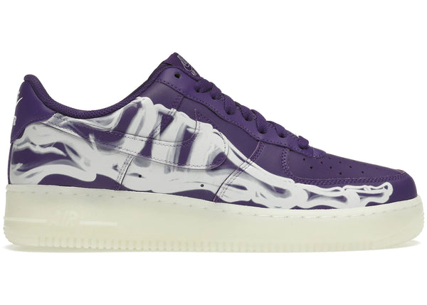 Nike Air Force 1 Low '07 QS Purple Skeleton Halloween (2021) (REPLACEMENT BOX)
