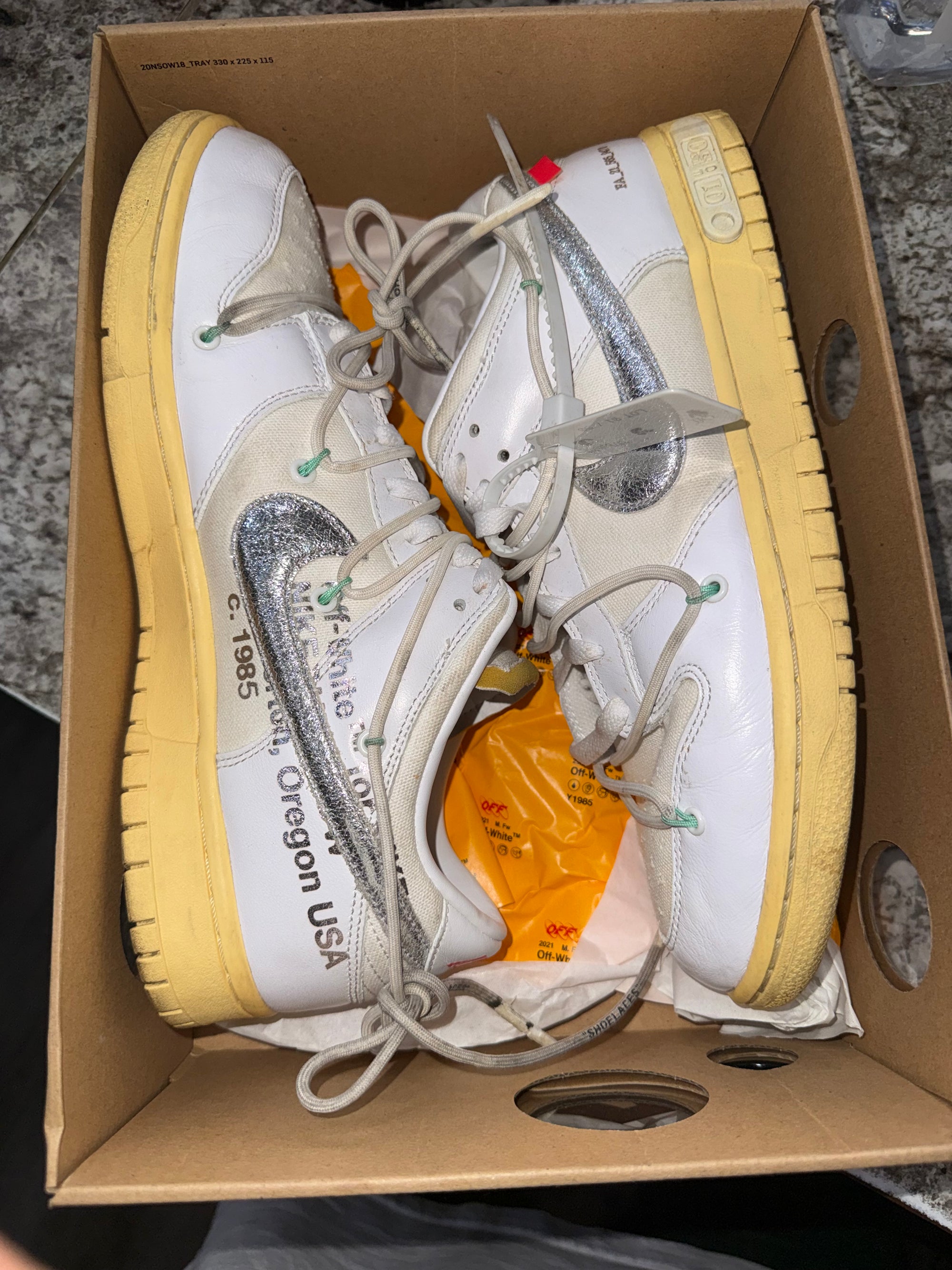 Nike Dunk Low Off-White Lot 1