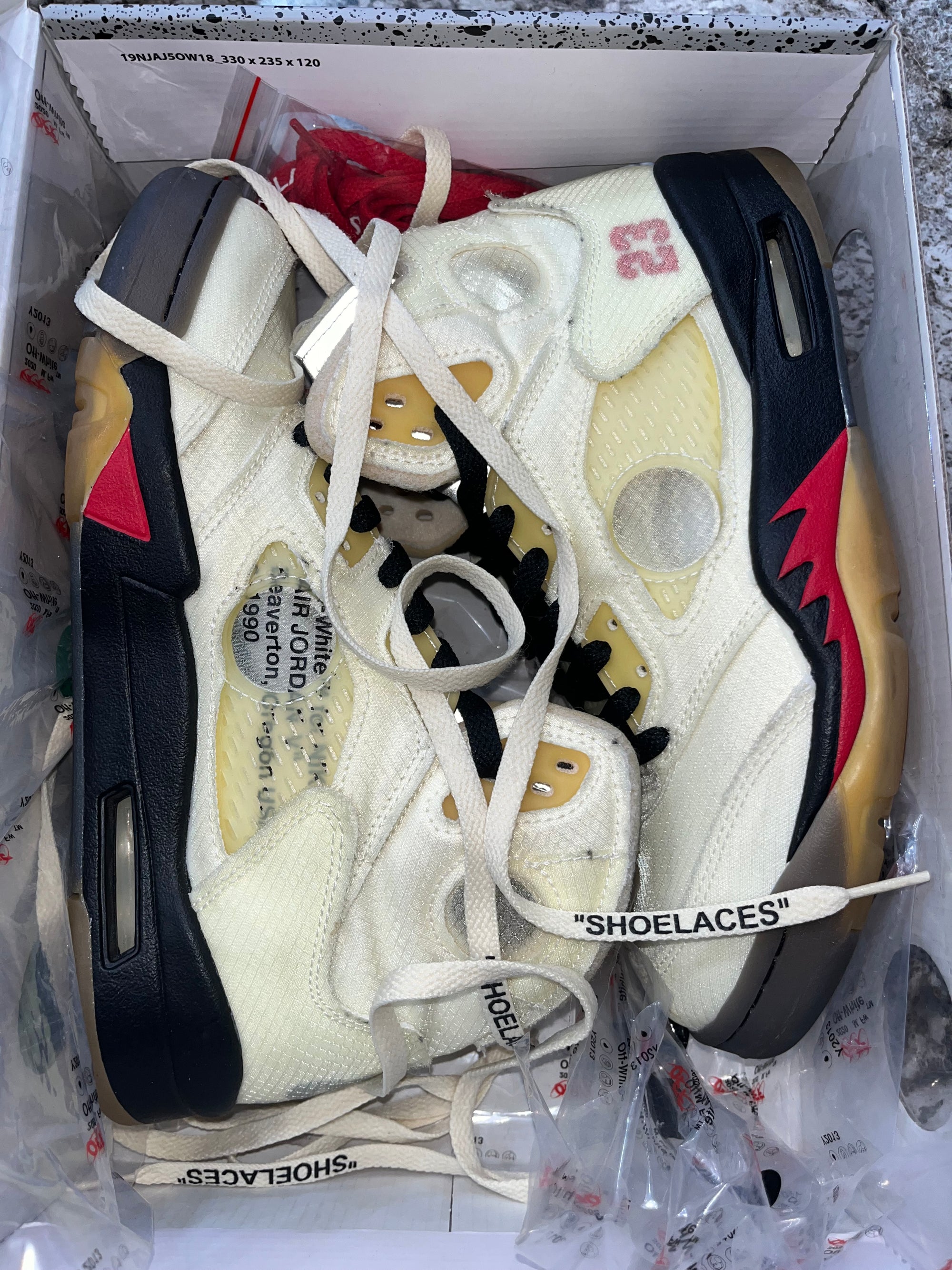 Jordan 5 Retro Off-White Sail