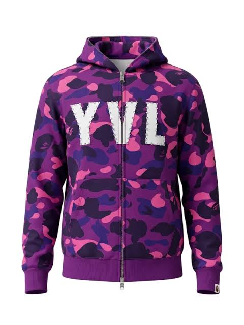 Bape x YVL Purple Full Zip
