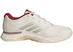 adidas Avacourt 3 Chalk Ice Gold Metallic Red (Women's)
