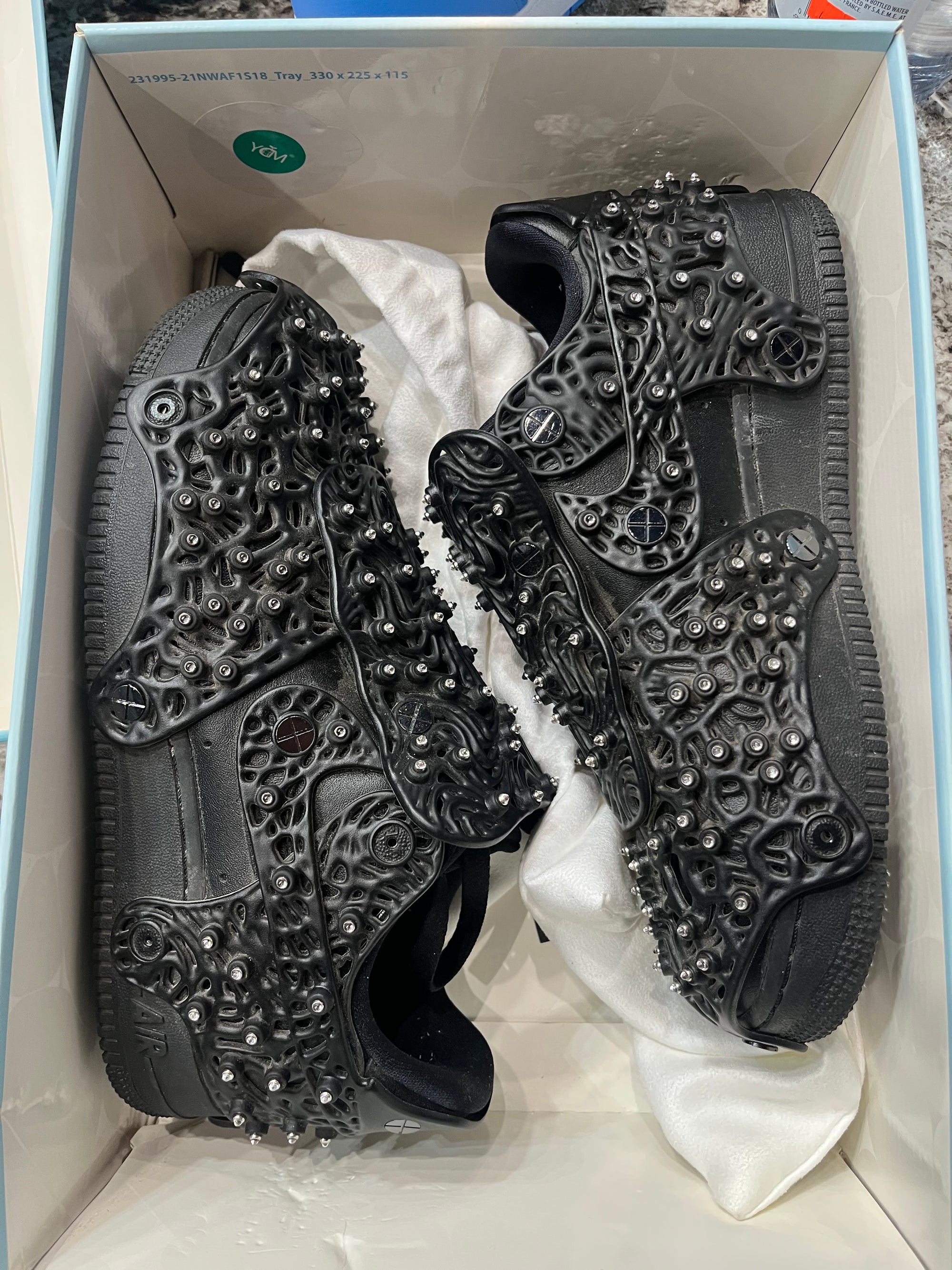 Nike Air Force 1 Low Swarovski Retroreflective Crystals Black (Women's)