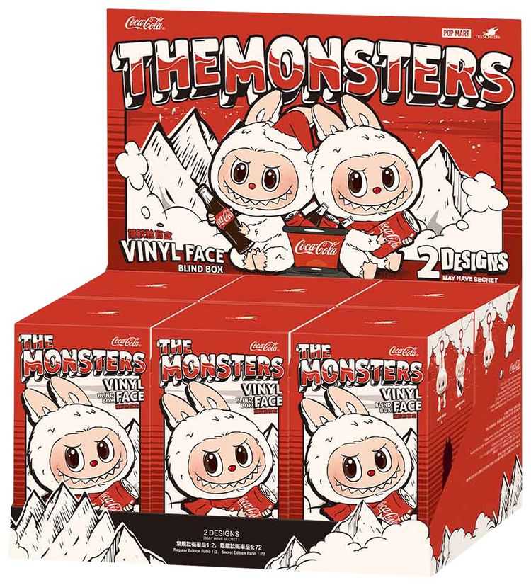 Pop Mart Labubu The Monsters Coca Cola Series Vinyl Face Sealed Case (6 Blind Box)