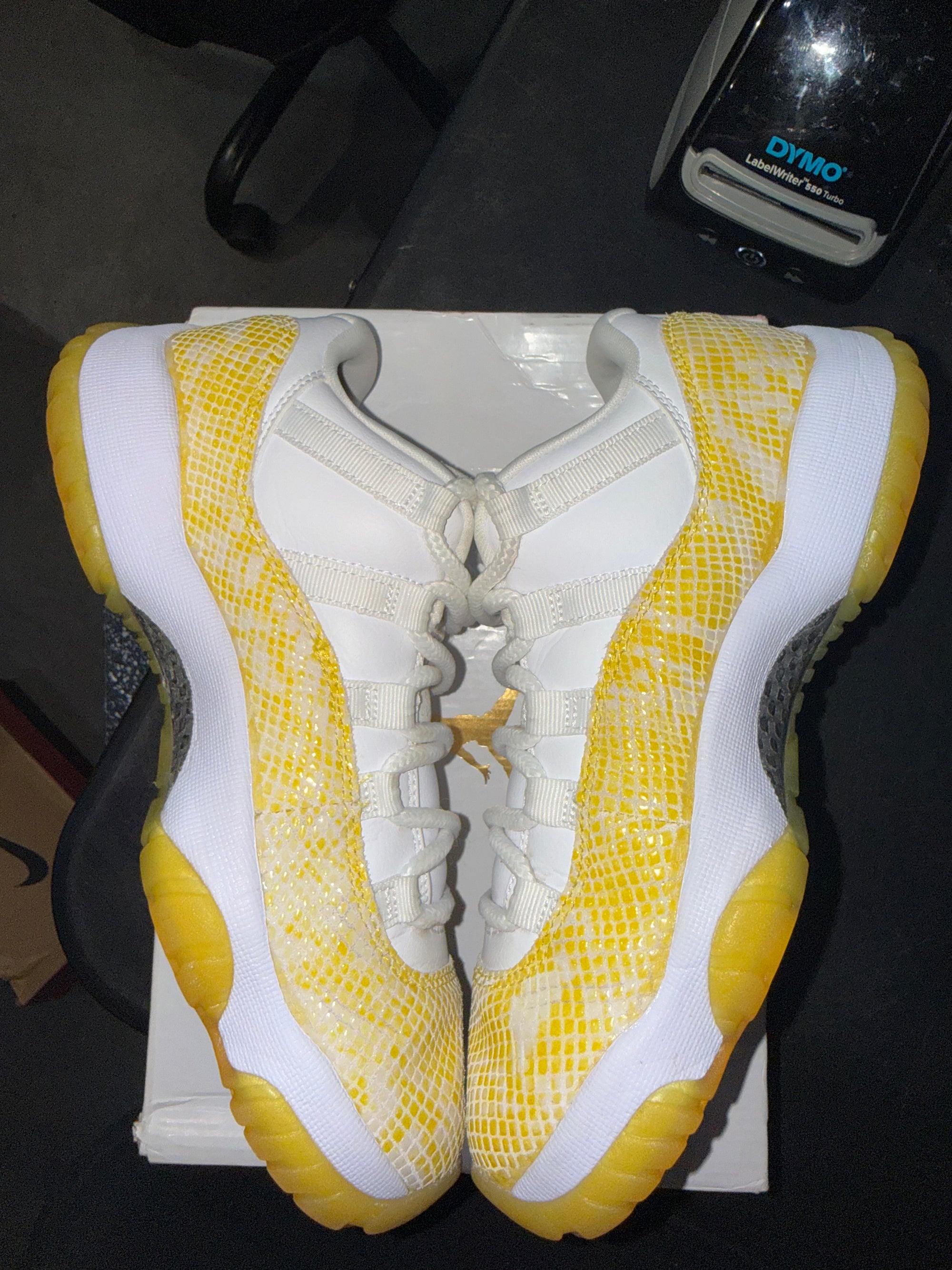 Jordan 11 Retro Low Yellow Snakeskin (Women's)