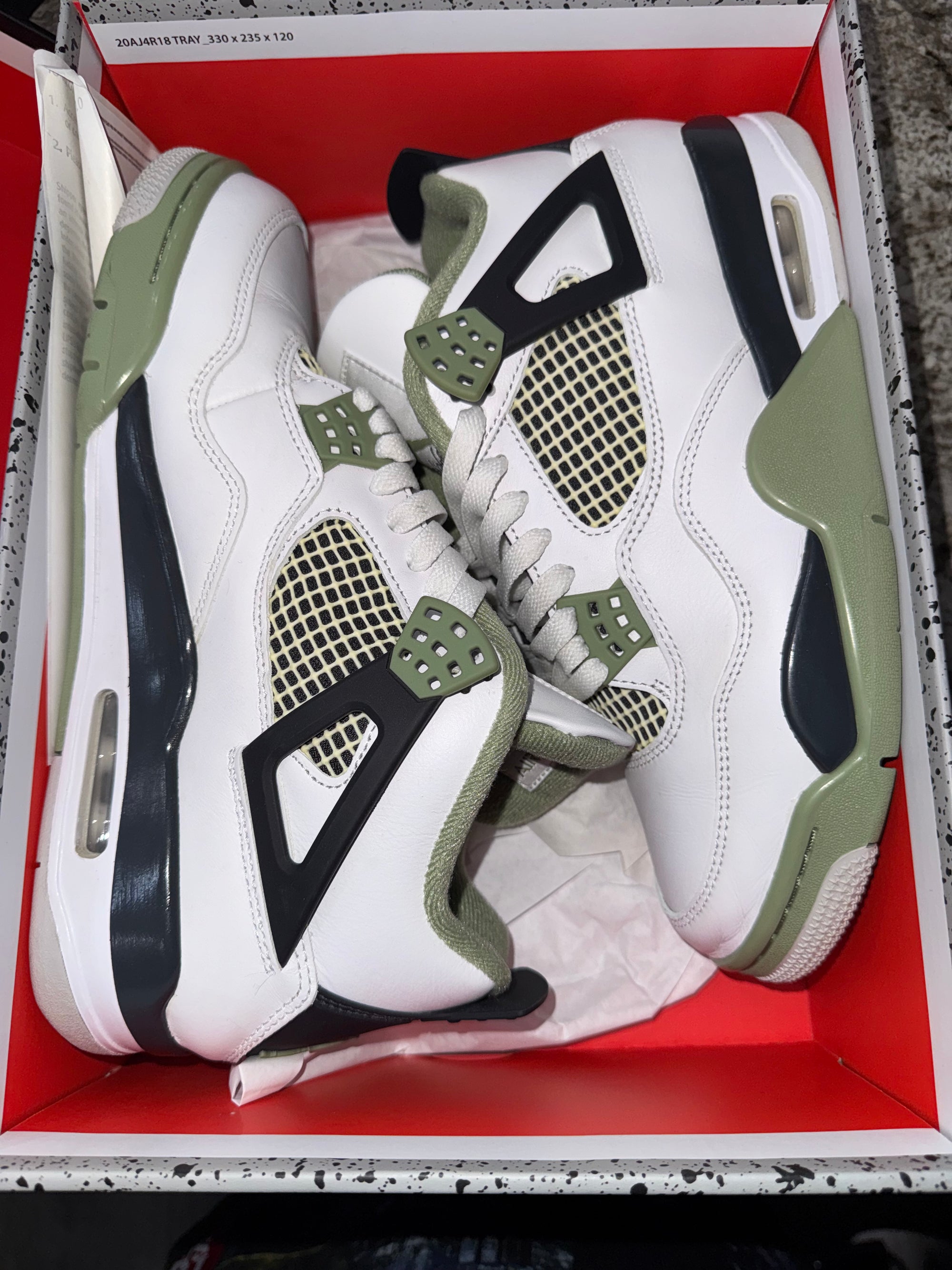Jordan 4 Retro Seafoam (Women's)