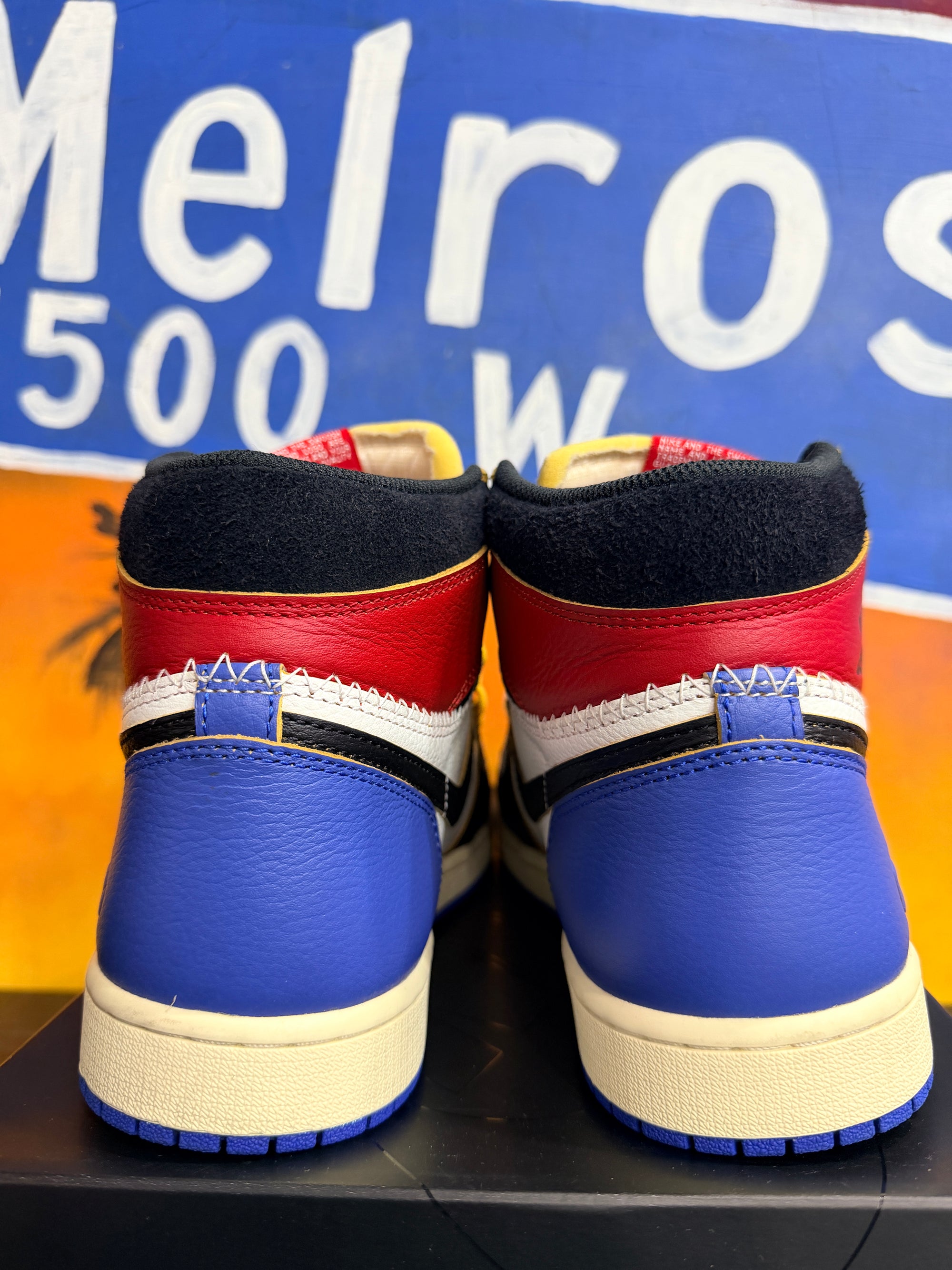 Jordan 1 Retro High OG SP Fragment x Union LA Varsity Red Sport Royal