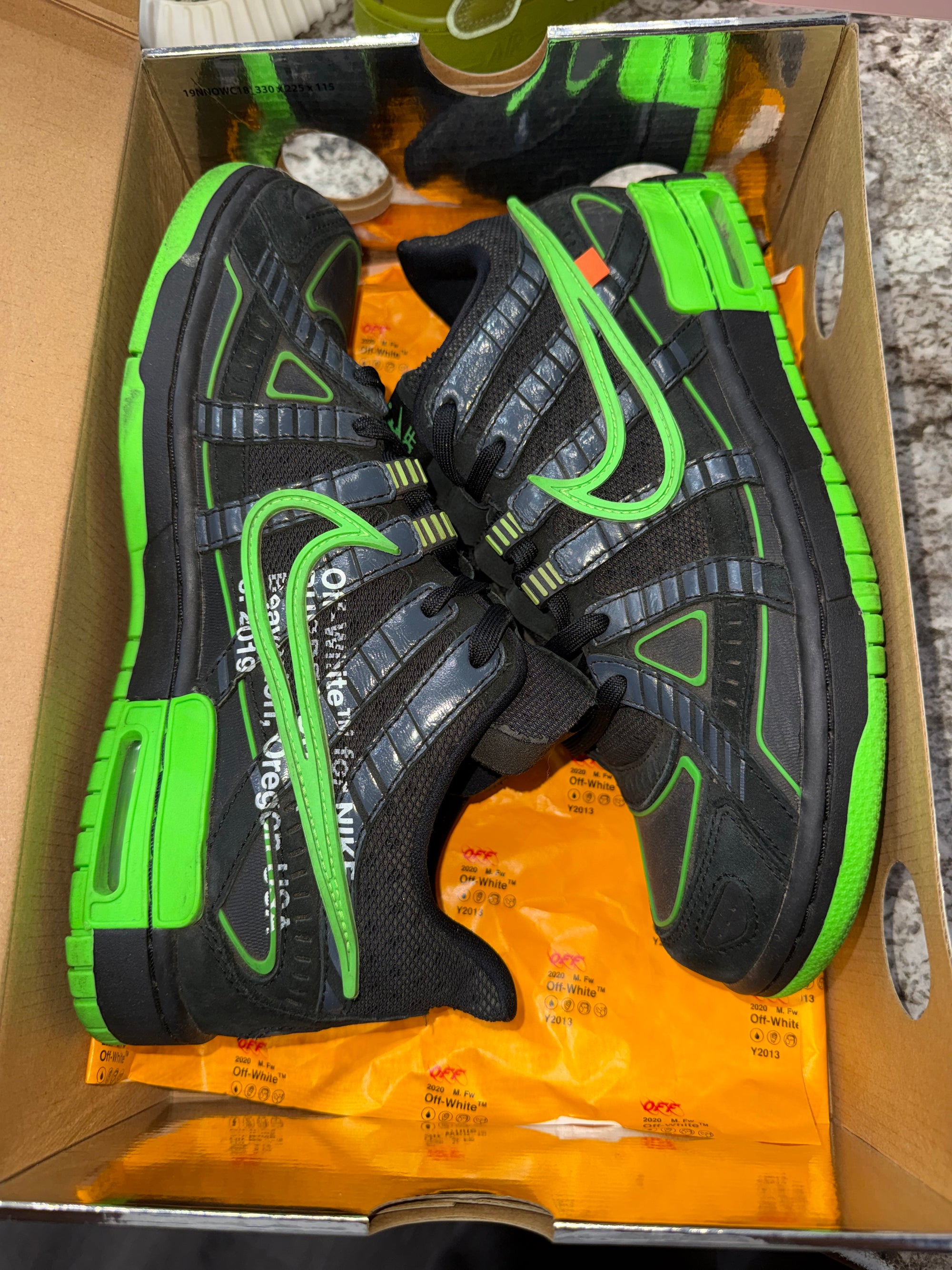 Nike Air Rubber Dunk Off-White Green Strike