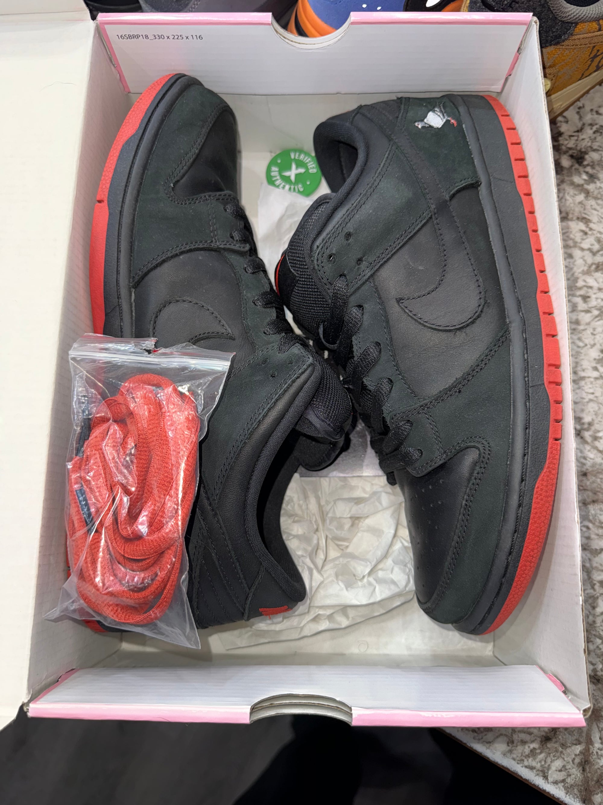 Nike SB Dunk Low Black Pigeon