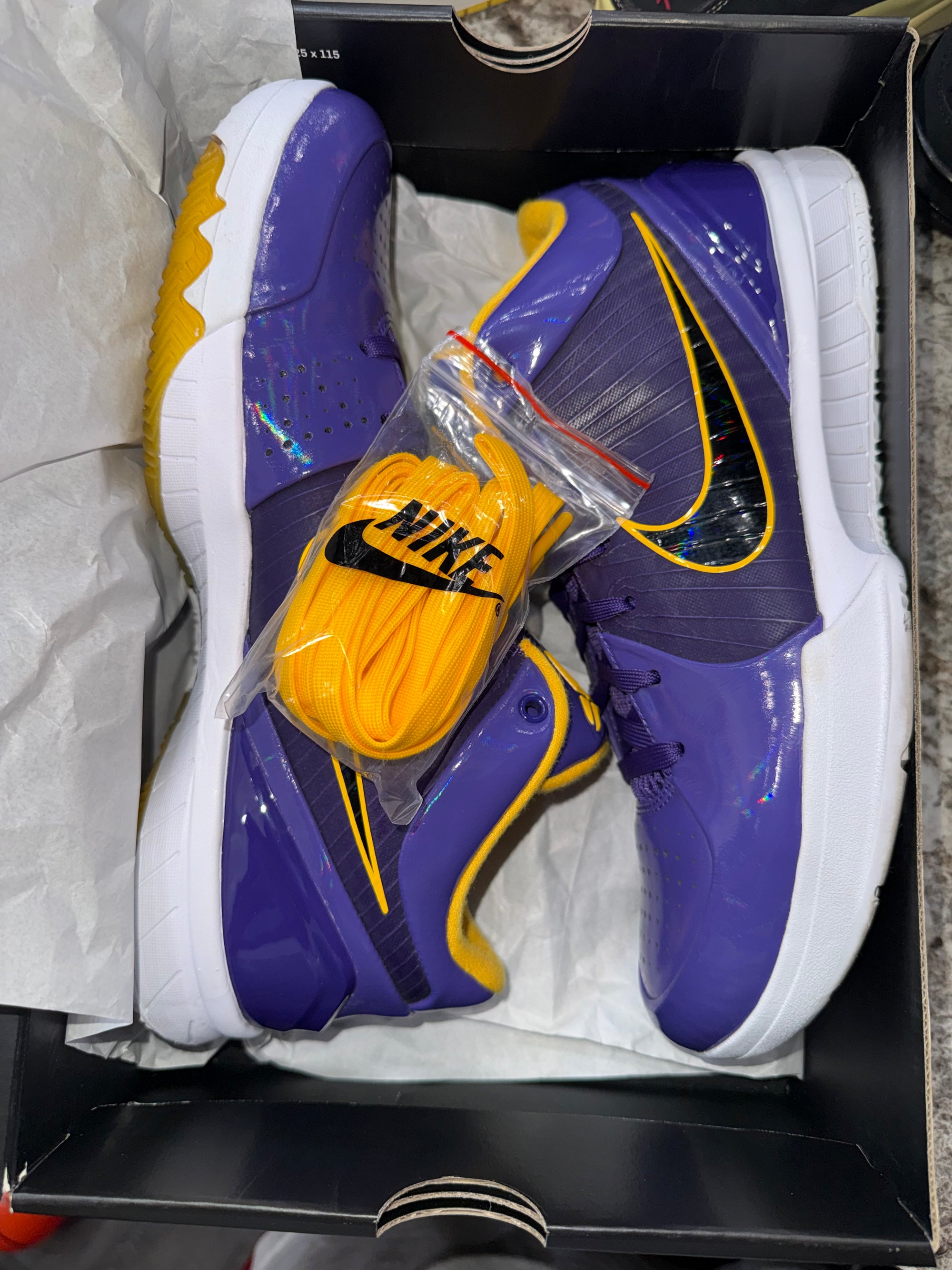 Nike Kobe 4 Protro Undefeated Los Angeles Lakers