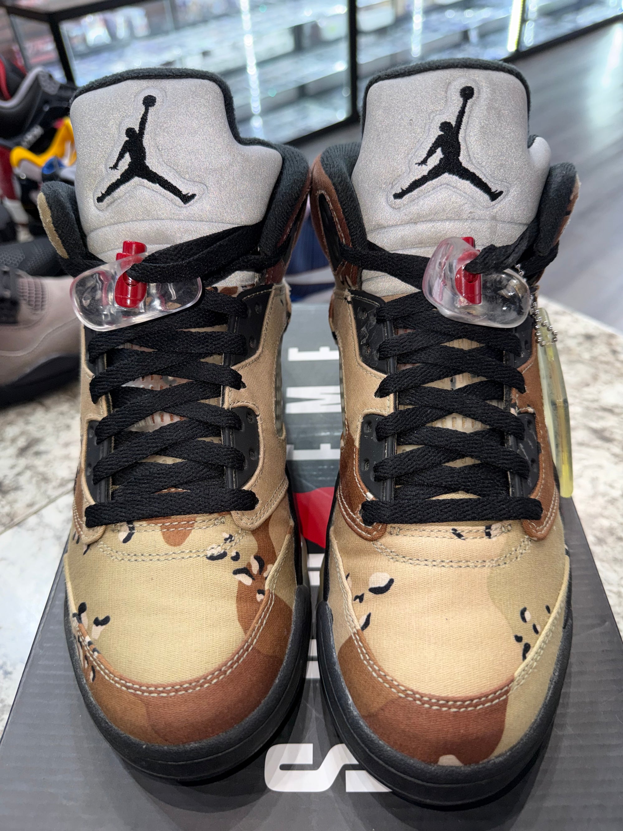 Jordan 5 Retro Supreme Desert Camo