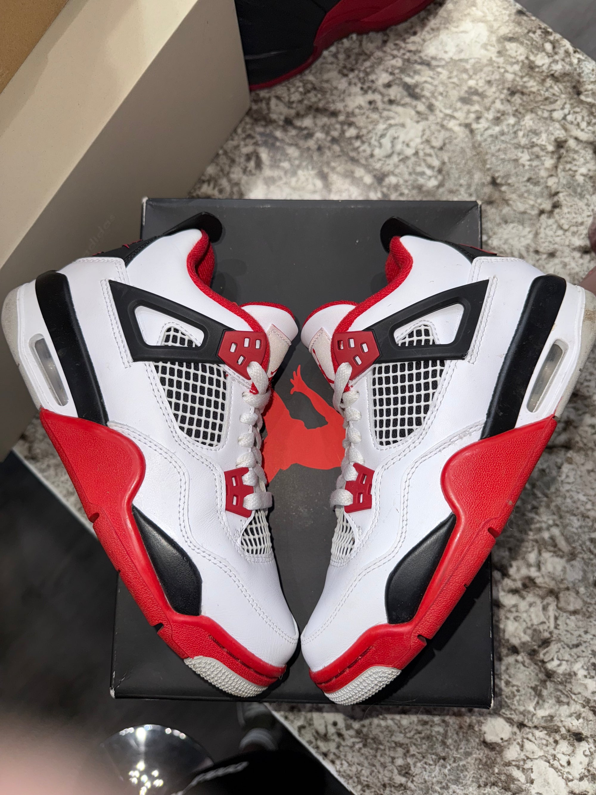 Jordan 4 Retro Fire Red (2020) (GS)