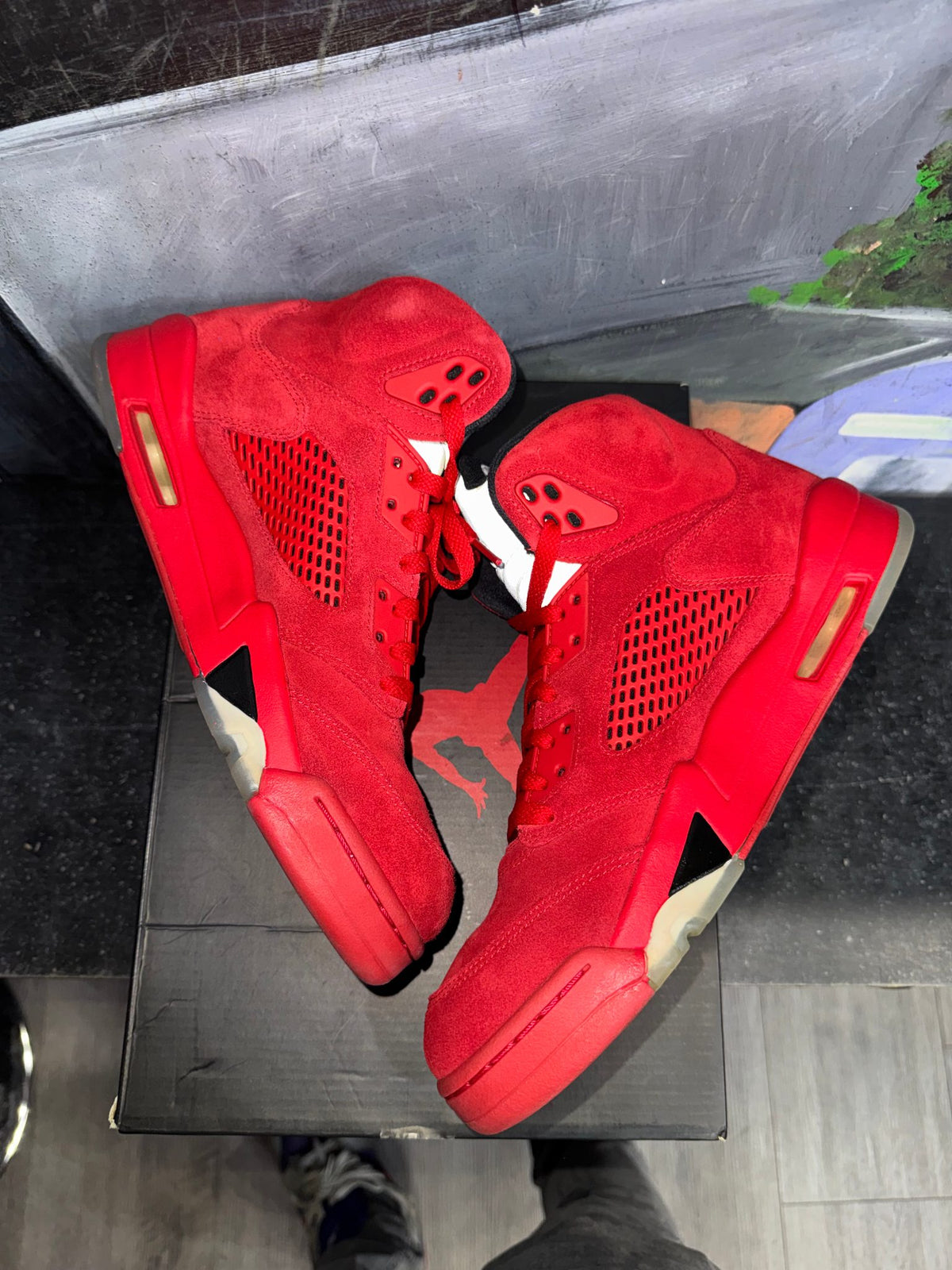 Jordan 5 Retro Red Suede