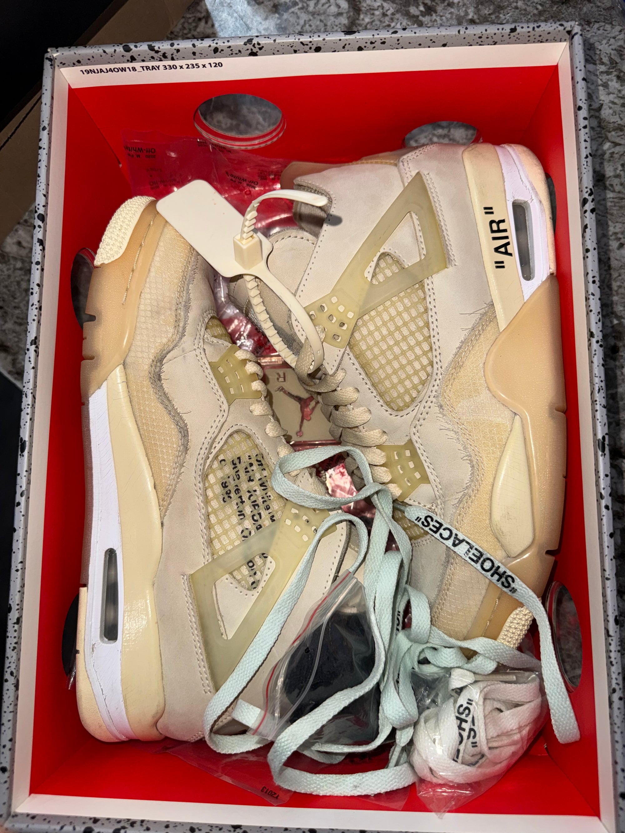 Jordan 4 Retro Off-White Sail (Women's)