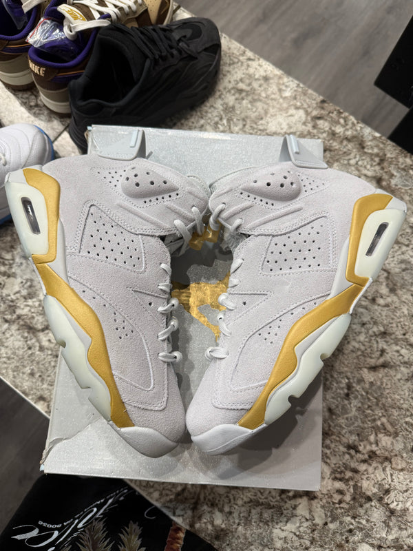Jordan 6 Retro Craft Paris Olympics Pearl (Women's) (DAMAGED BOX)