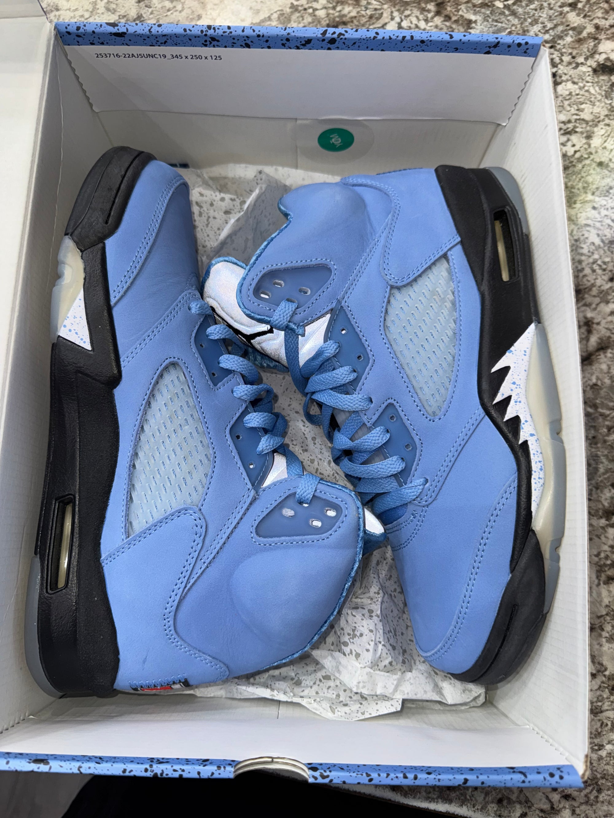Jordan 5 Retro UNC University Blue