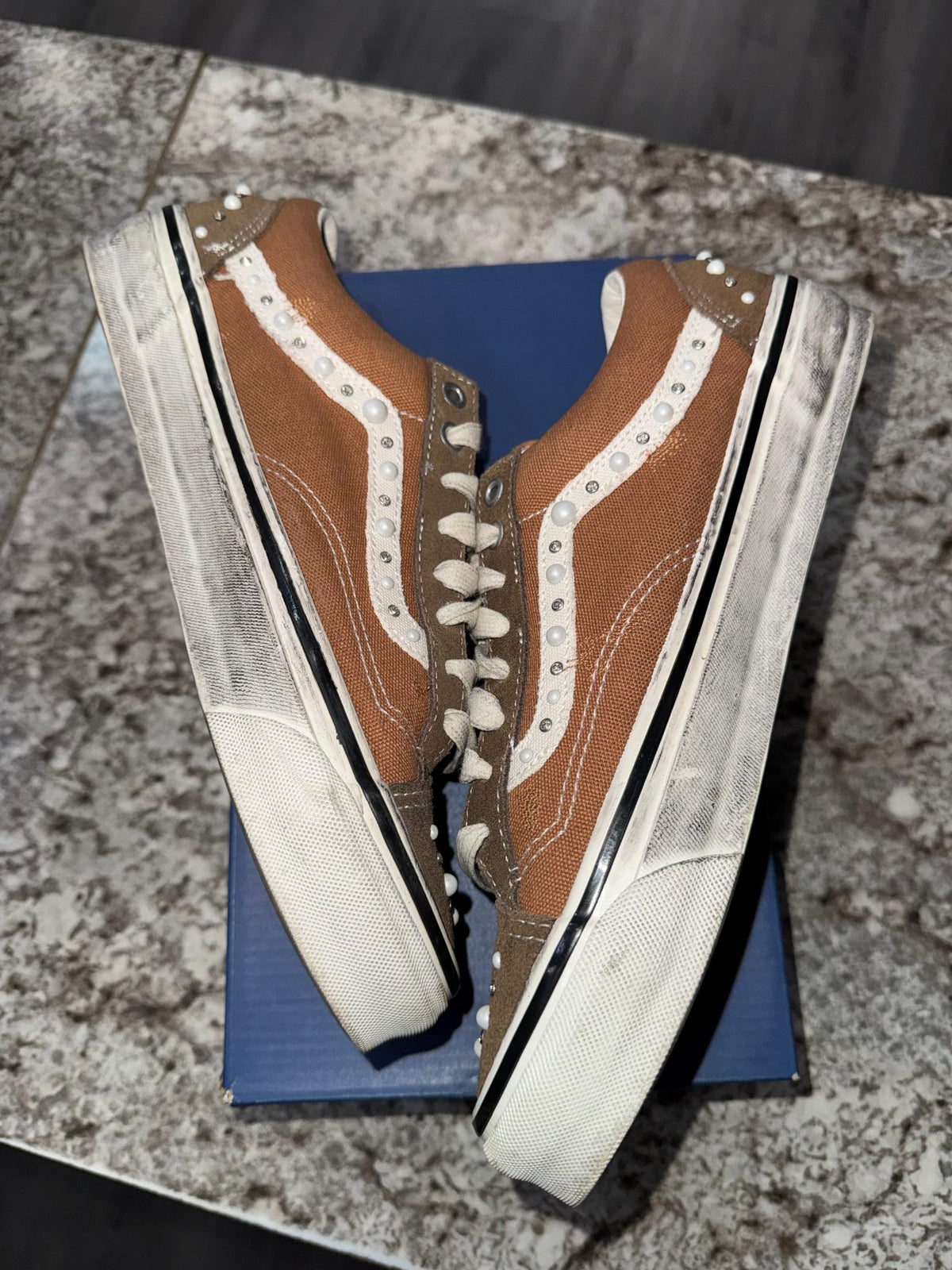 Vans LX Old Skool 36 Pearlized Pack Vintage Cocoa Brown