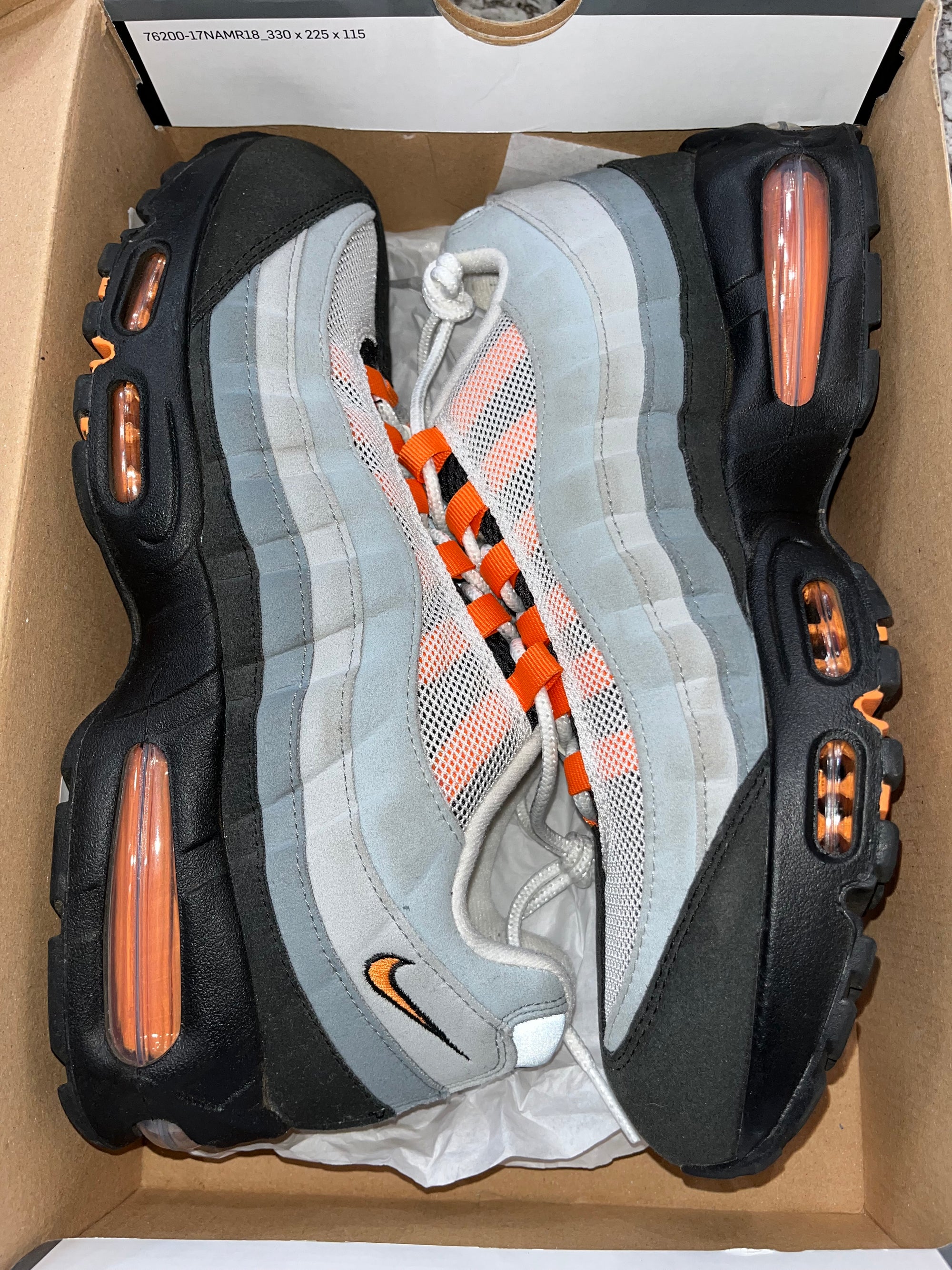 Nike Air Max 95 OG Big Bubble Bright Mandarin (2025)