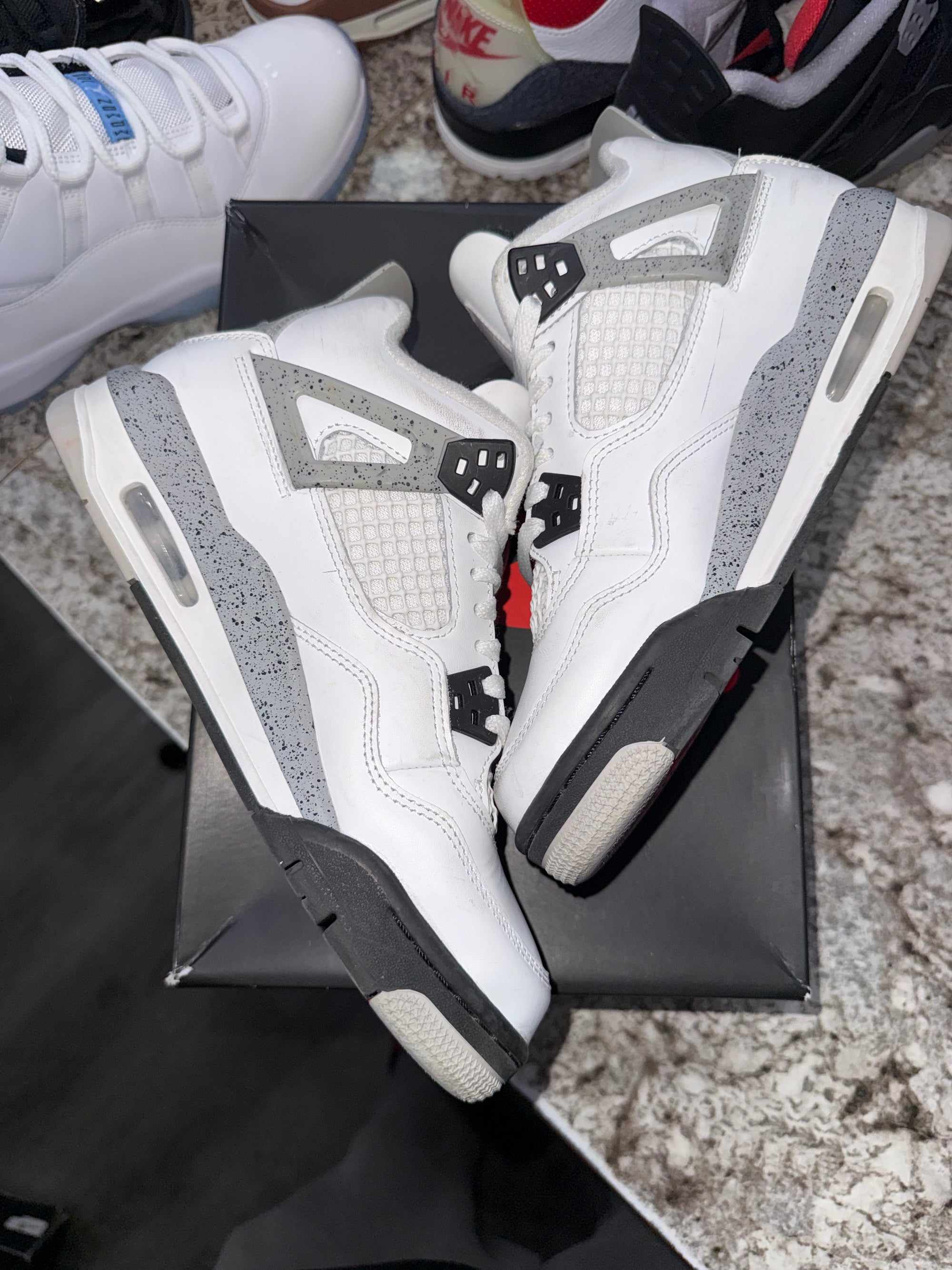 Jordan 4 Retro White Cement (2025) (GS)