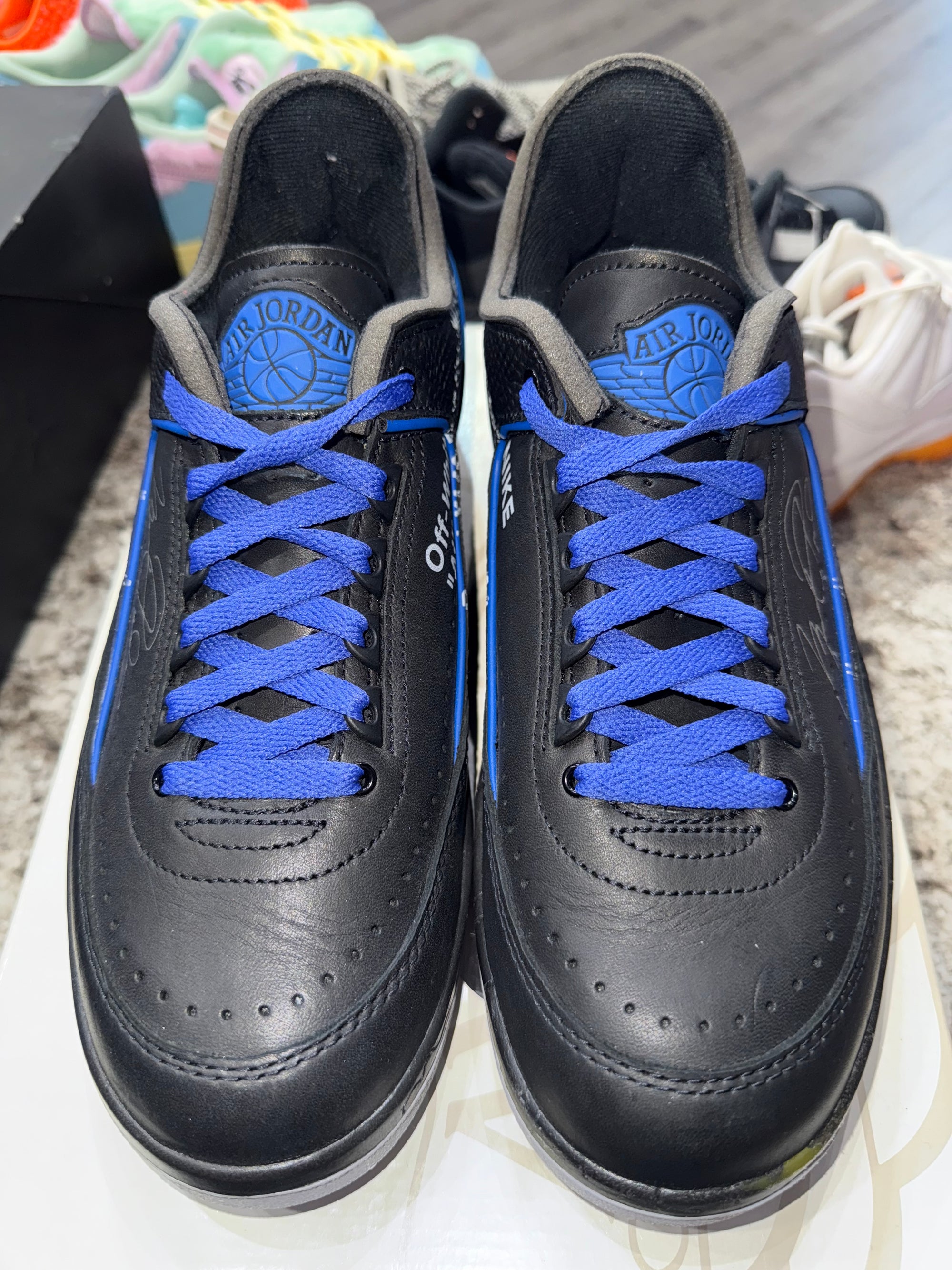 Jordan 2 Retro Low SP Off-White Black Blue
