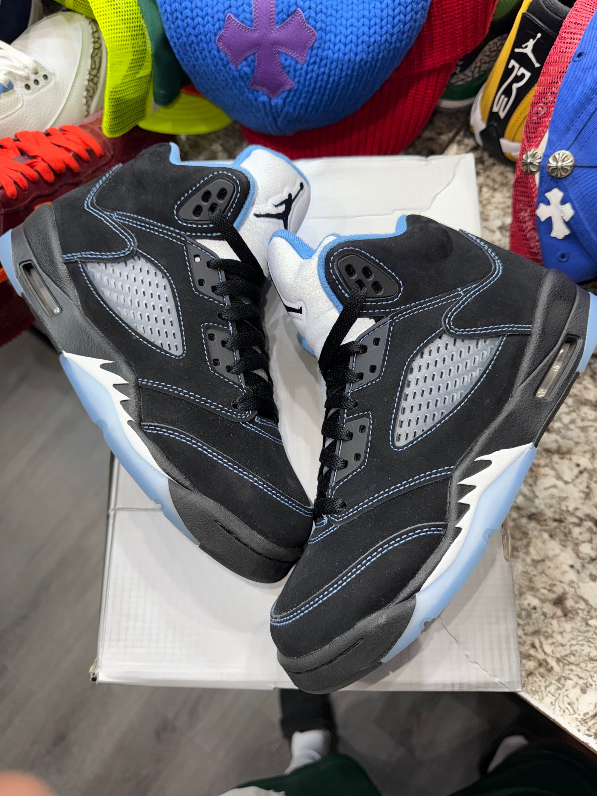 Jordan 5 Retro Black University Blue (2026) (GS)