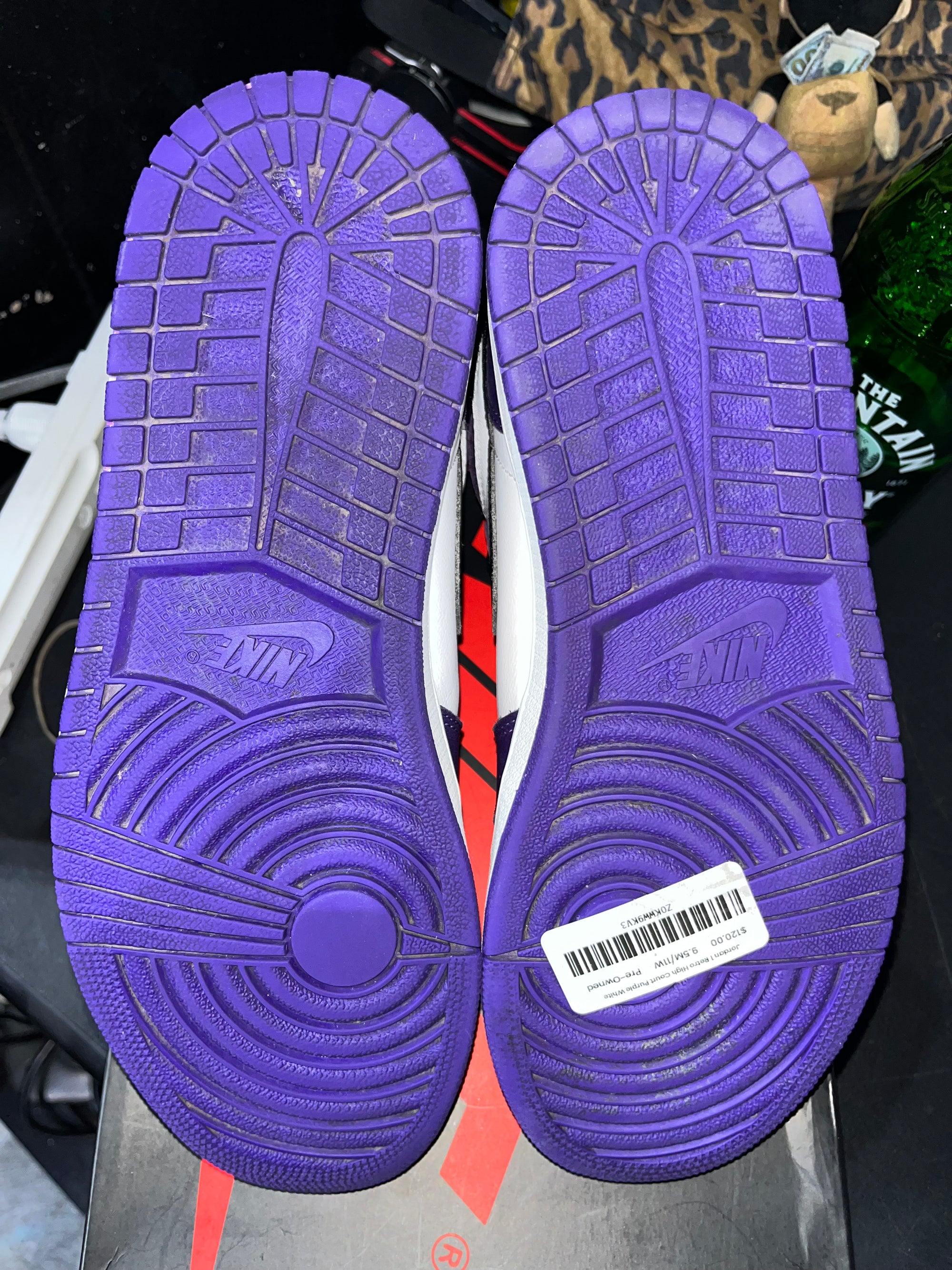 Jordan 1 Retro High Court Purple White