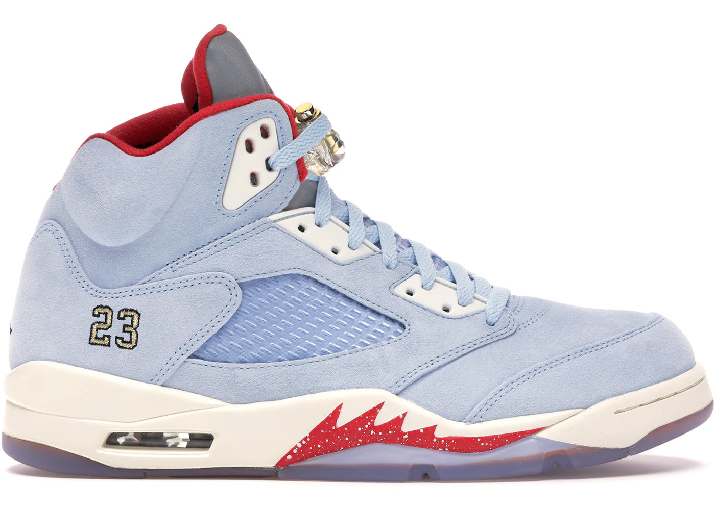 Jordan 5 Retro Trophy Room Ice Blue (DISCOLORED) (DAMAGED BOX)