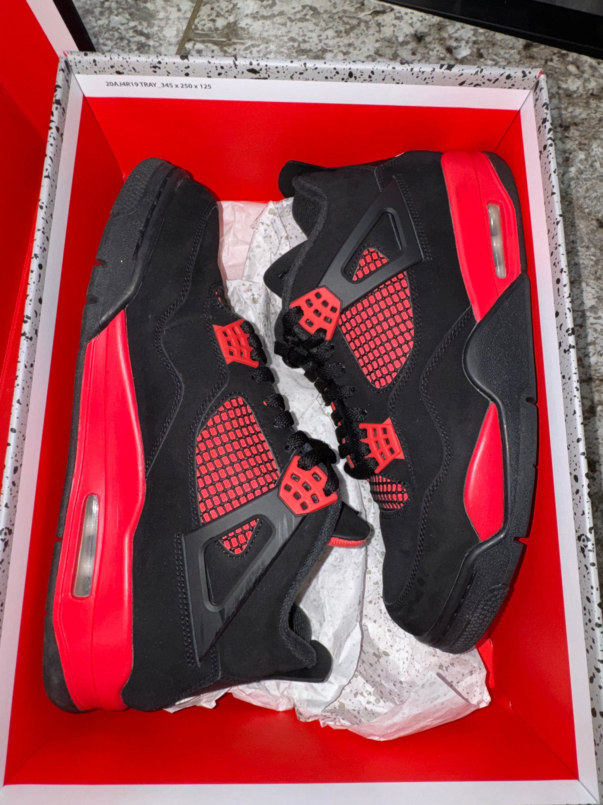 Jordan 4 Retro Red Thunder
