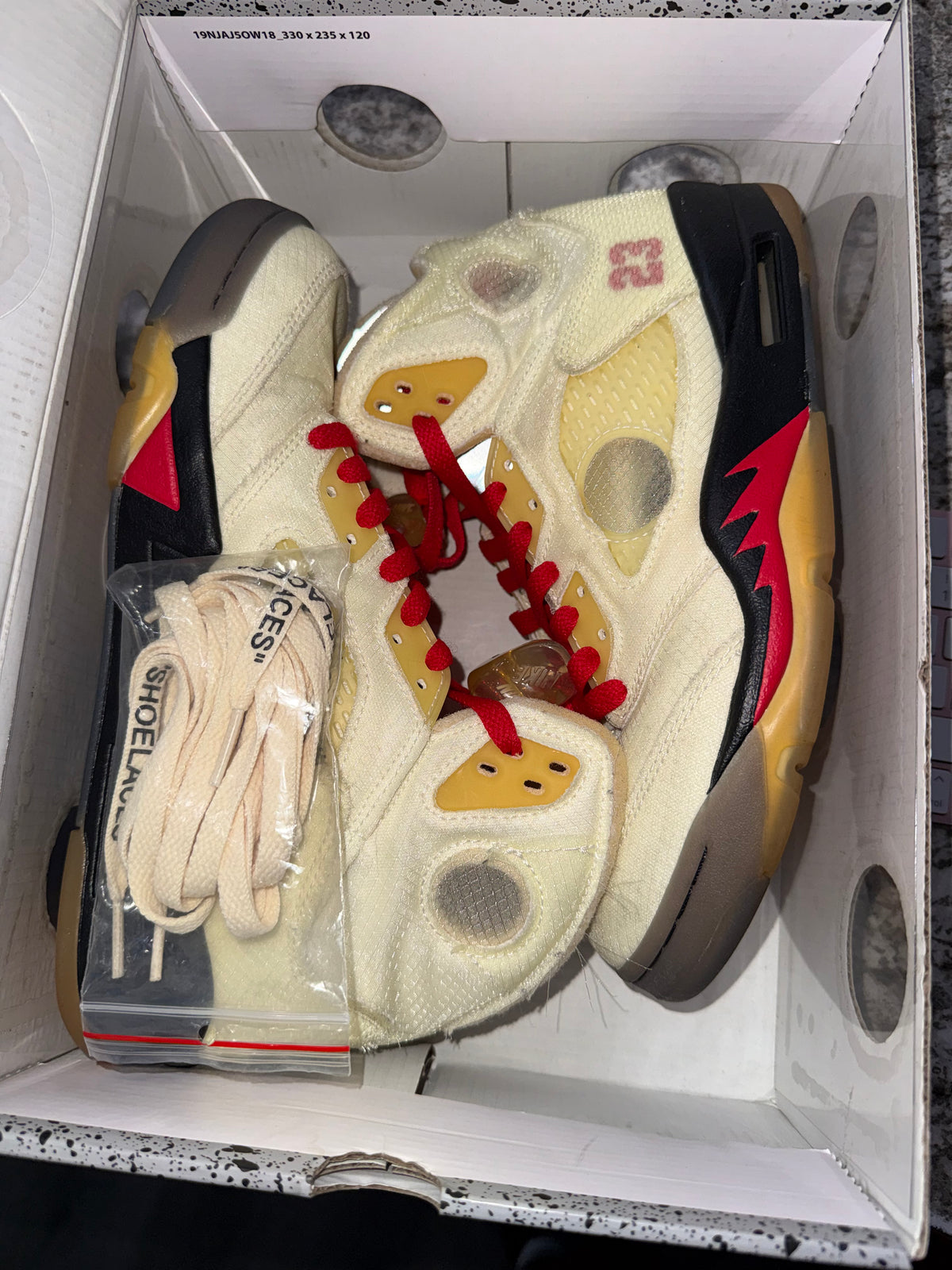 Jordan 5 Retro Off-White Sail