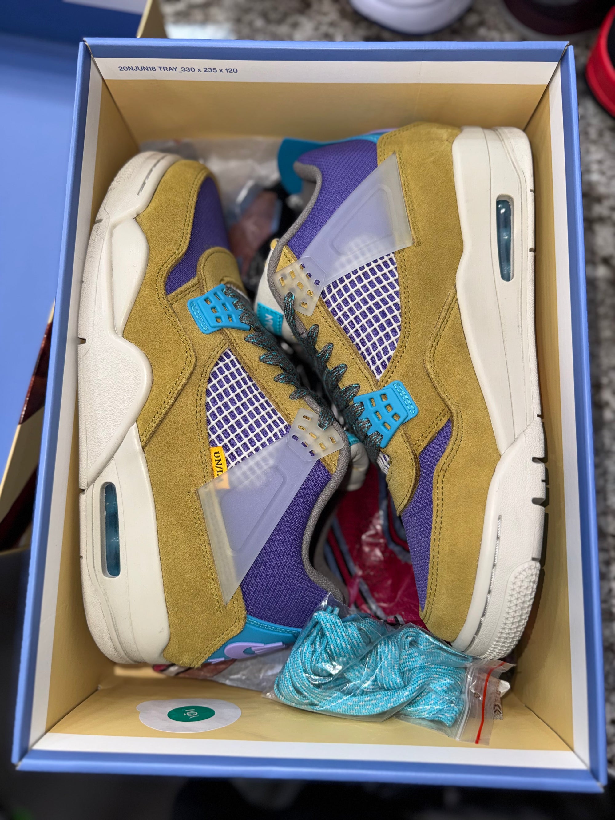 Jordan 4 Retro SP 30th Anniversary Union Desert Moss