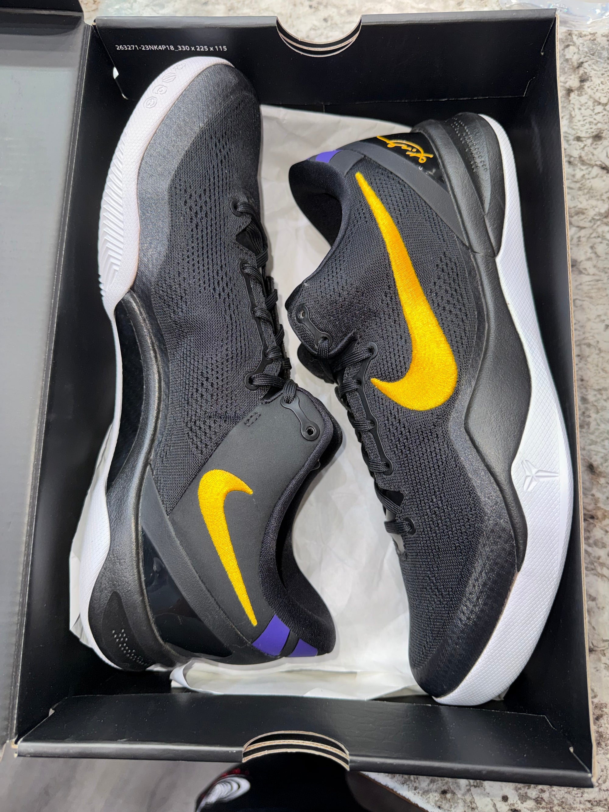 Nike Kobe 8 Protro Lakers Away