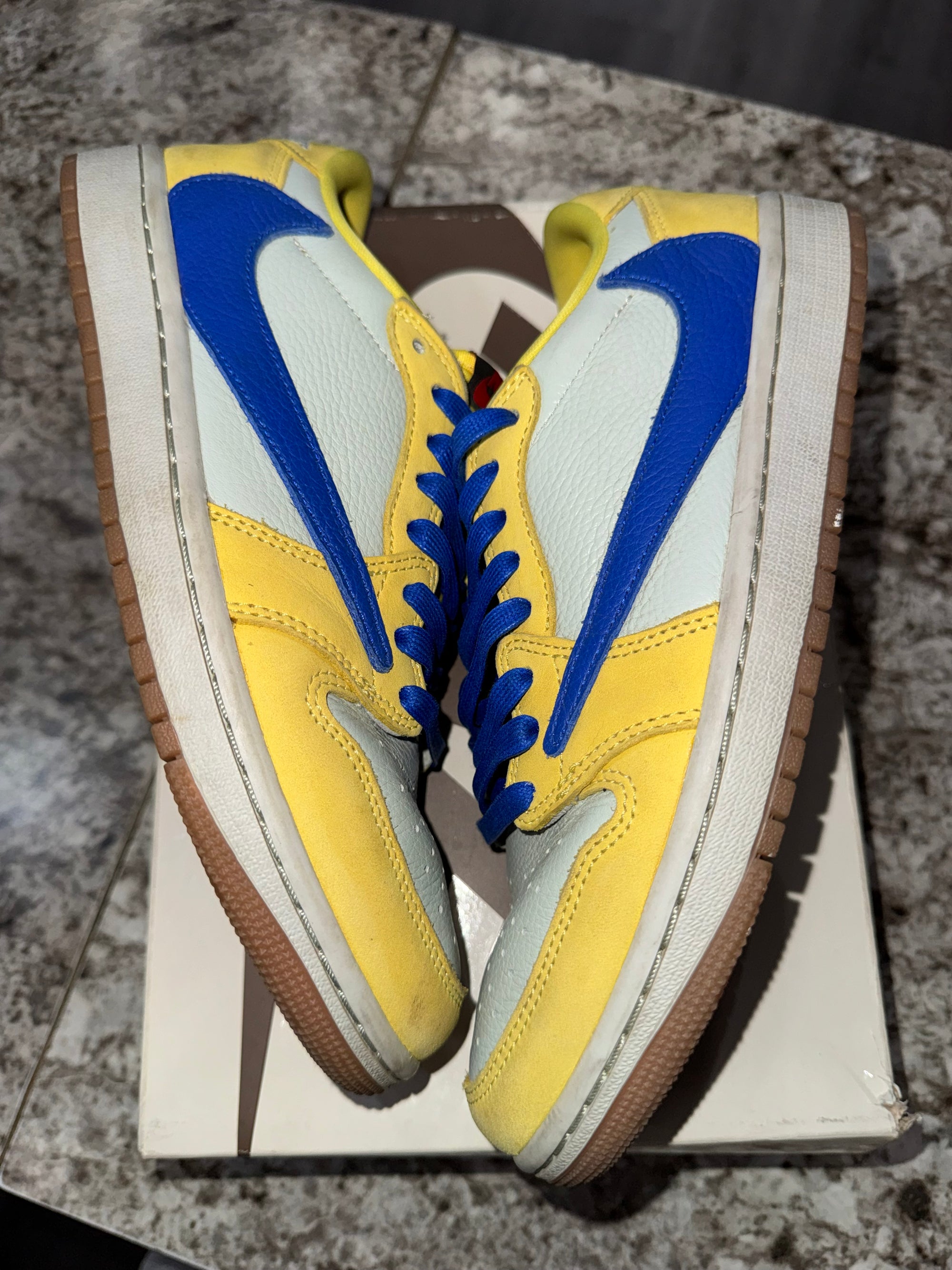 Jordan 1 Retro Low OG SP Travis Scott Canary (Women's)