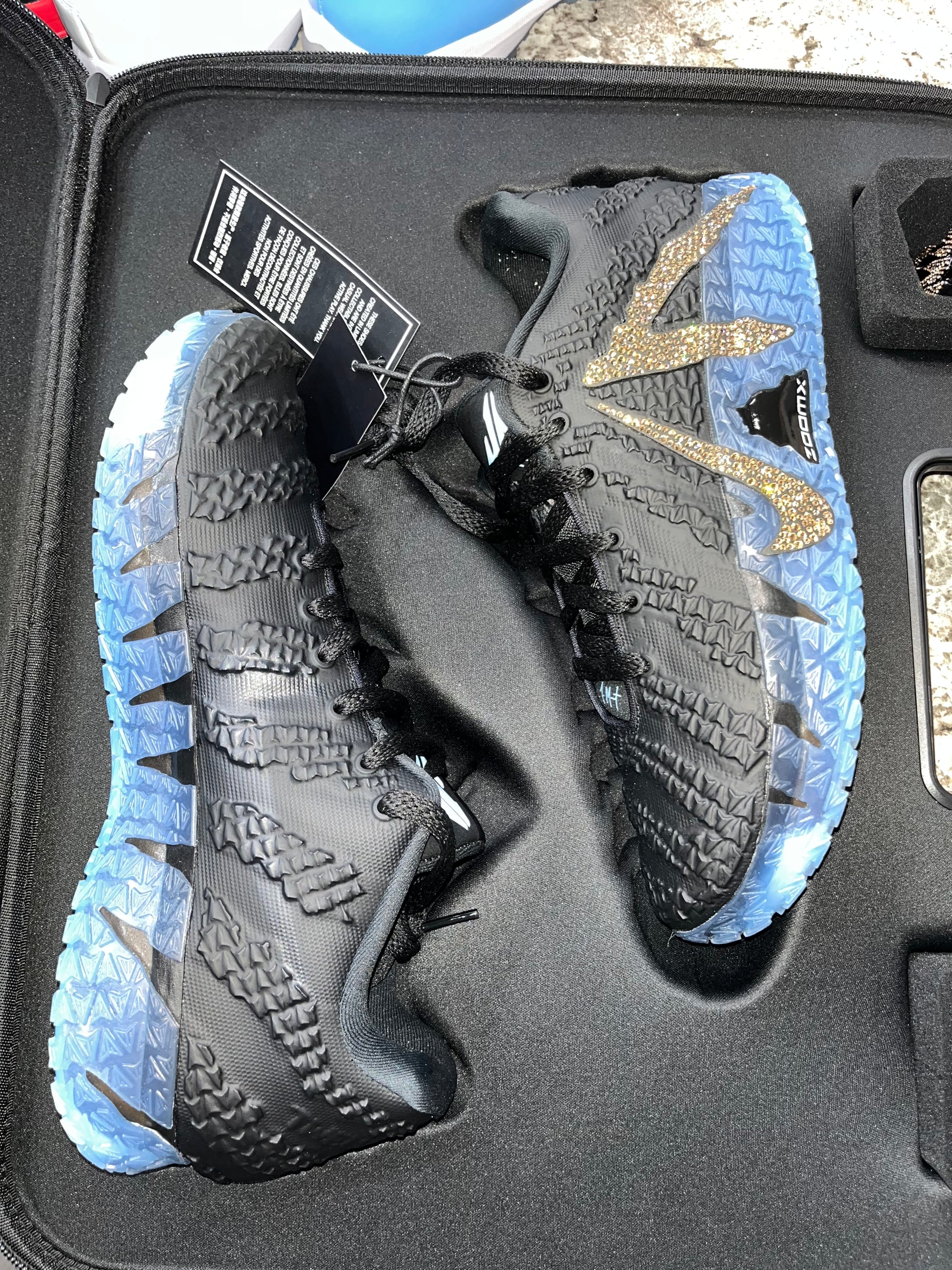 Nike Ja 3 Swarovski Warning Label