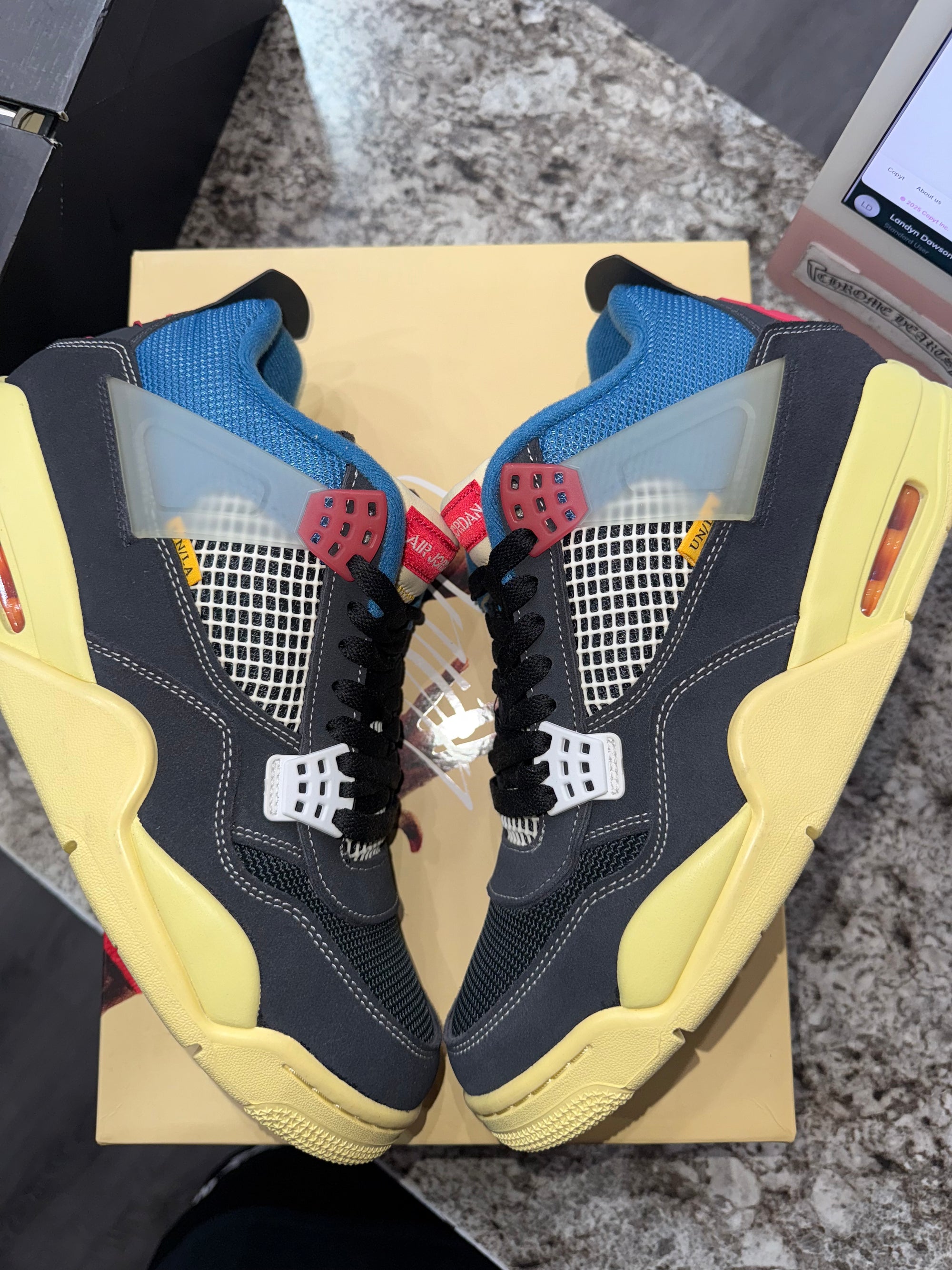 Jordan 4 Retro Union Off Noir