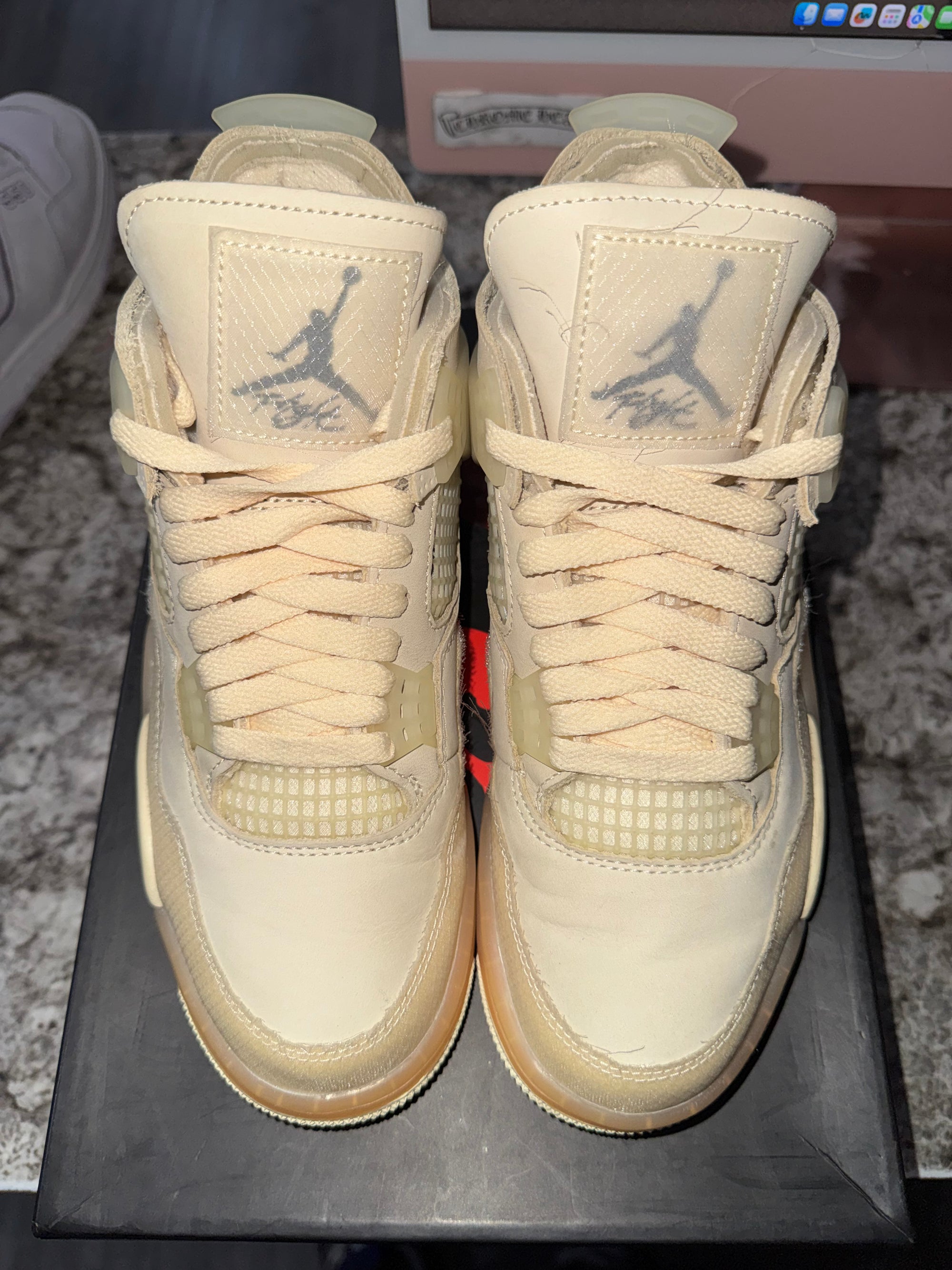 Jordan 4 Retro Off-White Sail (Women's)