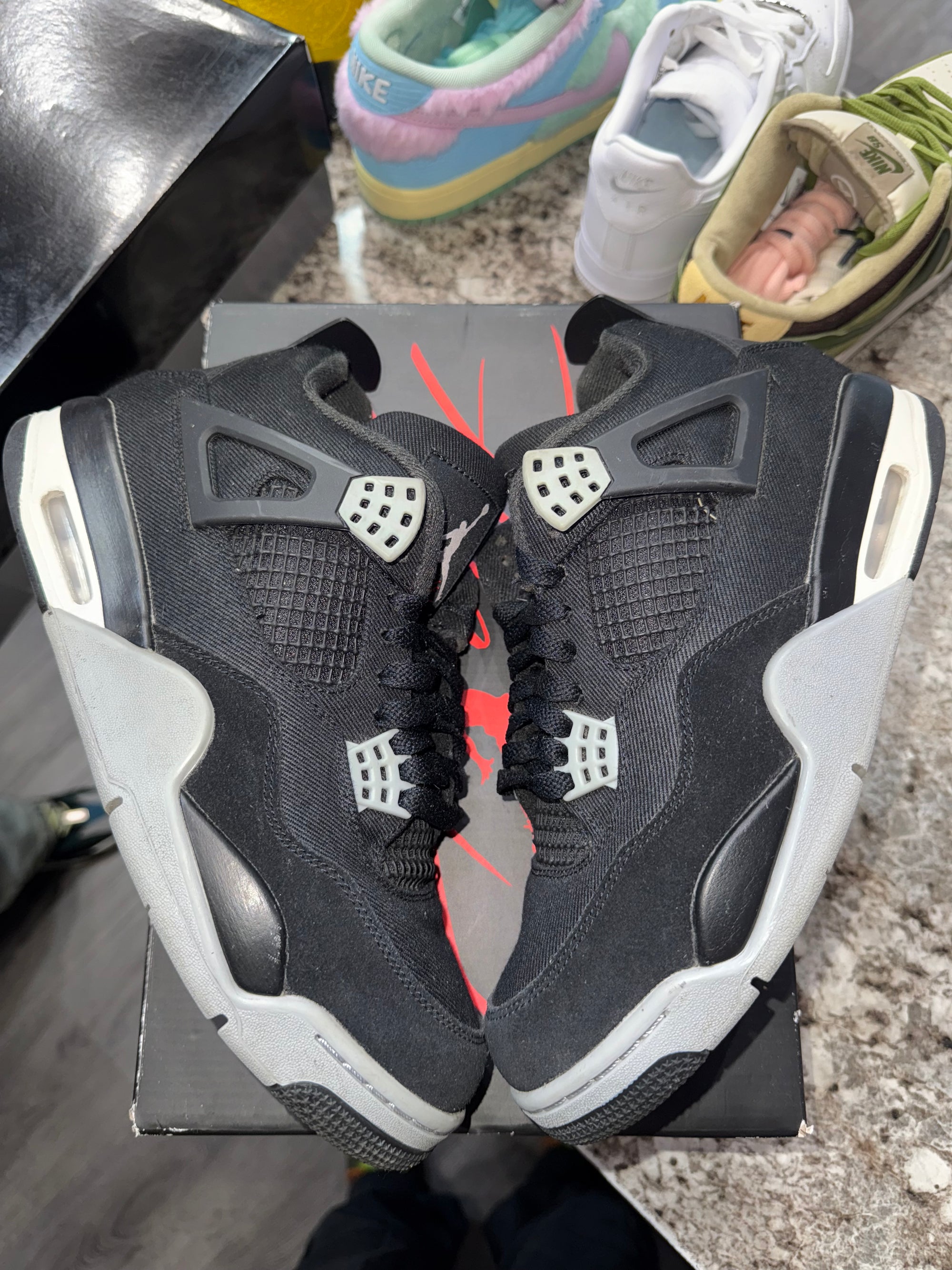 Jordan 4 Retro SE Black Canvas