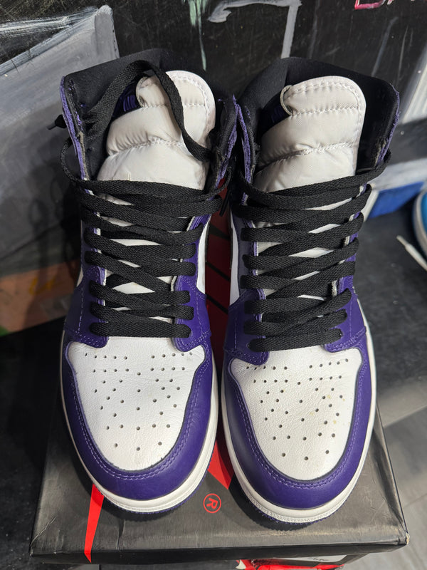 Jordan 1 Retro High Court Purple White