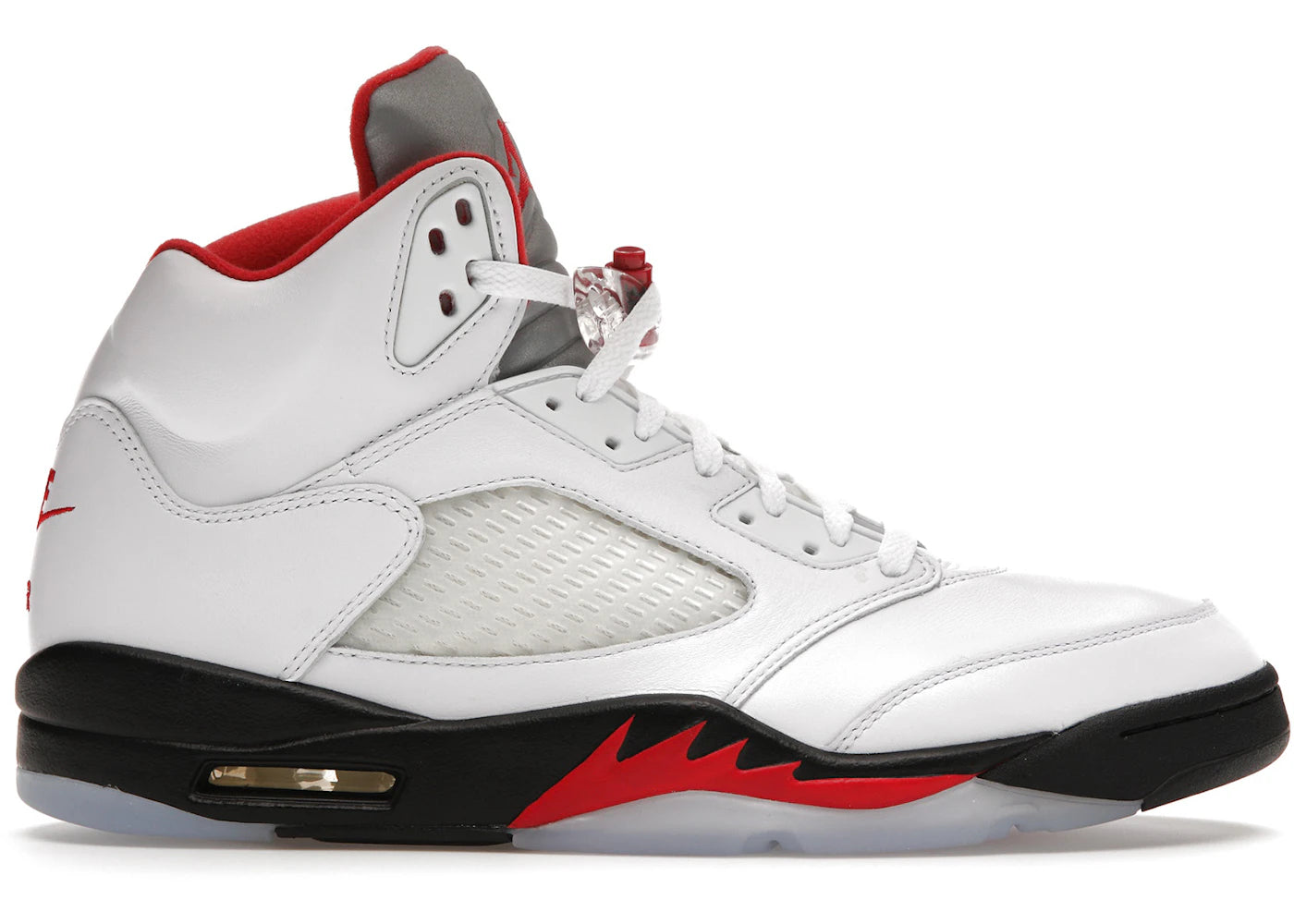 Jordan 5 Retro Fire Red Silver Tongue (2020) (DAMAGED BOX)