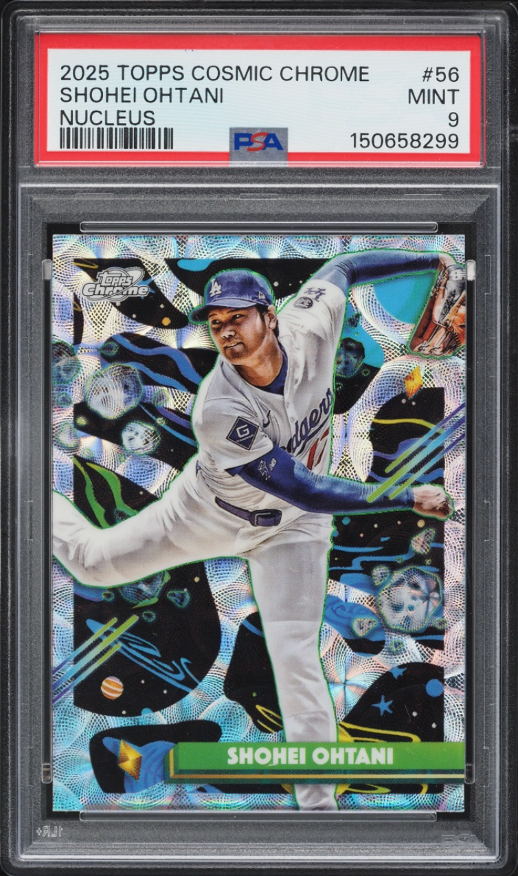 2025 Topps cosmic chrome shohei ohtani nucleus psa 9