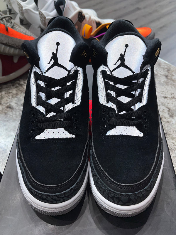 Jordan 3 Retro Tinker Black Cement Gold