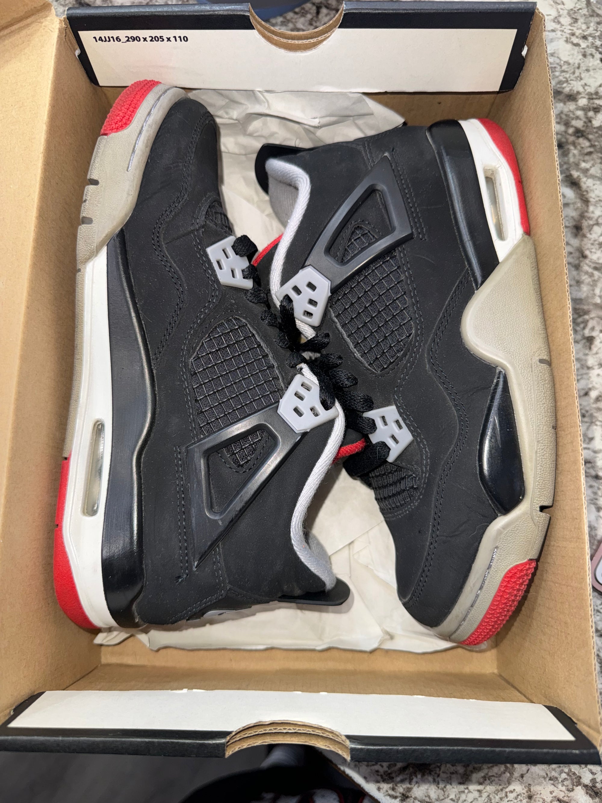 Jordan 4 Retro Bred (2019) (GS)