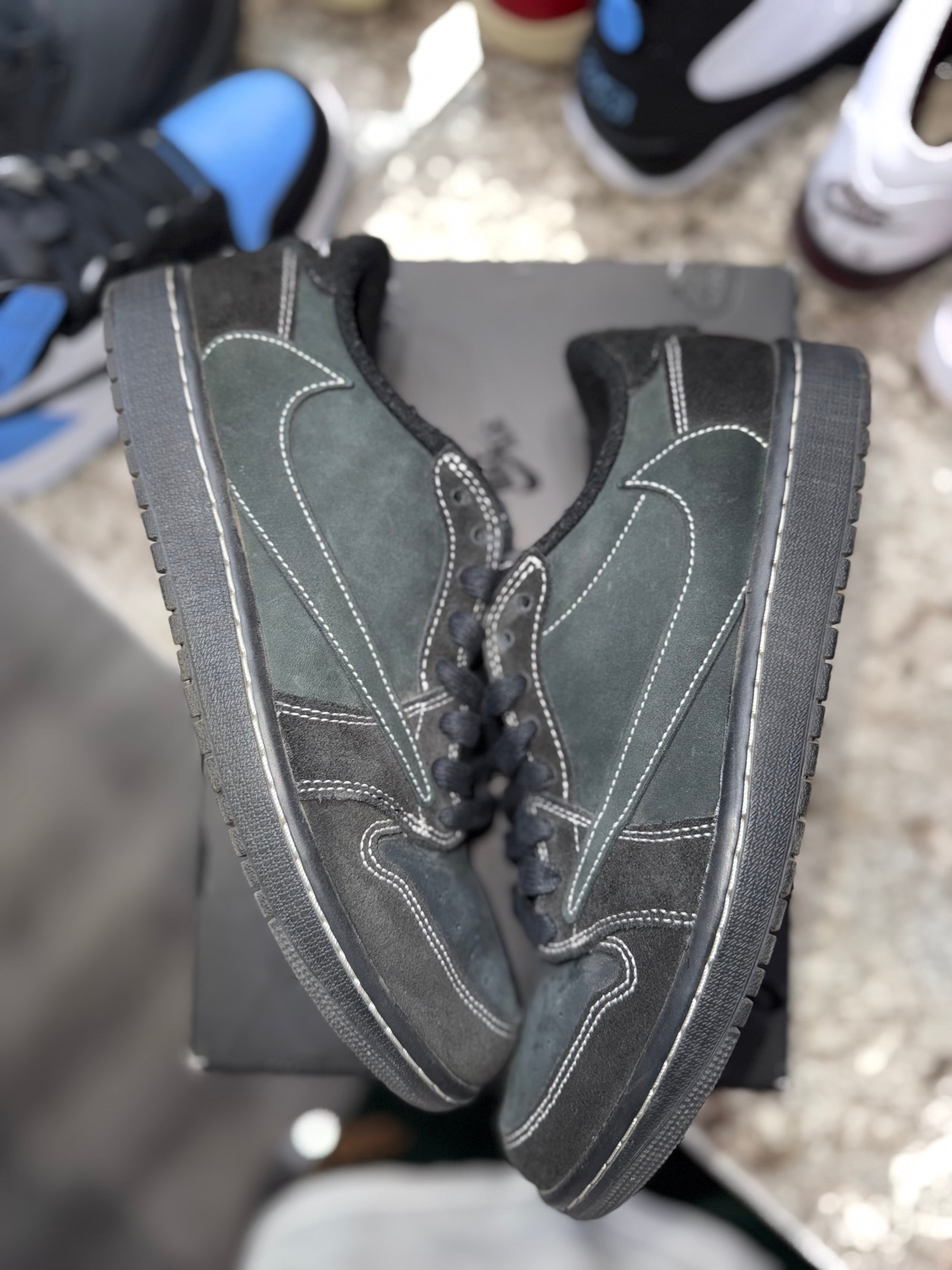 Jordan 1 Retro Low OG SP Travis Scott Black Phantom