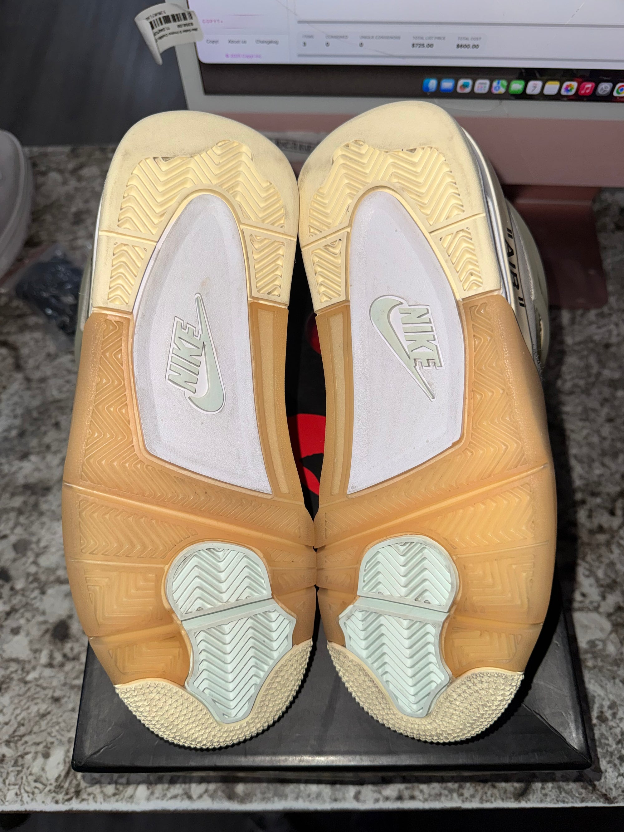Jordan 4 Retro Off-White Sail (Women's)