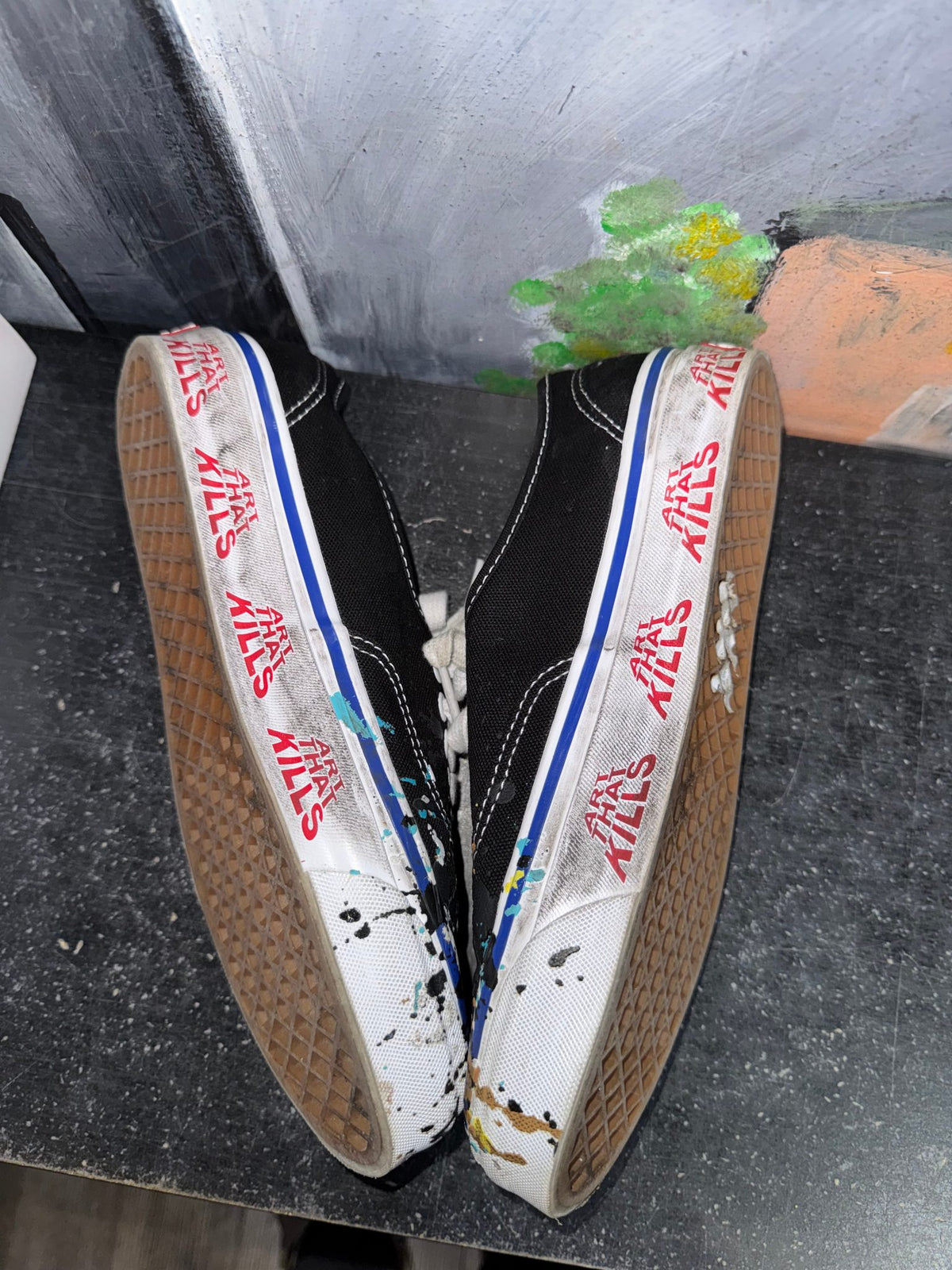 Vans Authentic Reissue 44 Gallery Dept. Art That Kills Black
